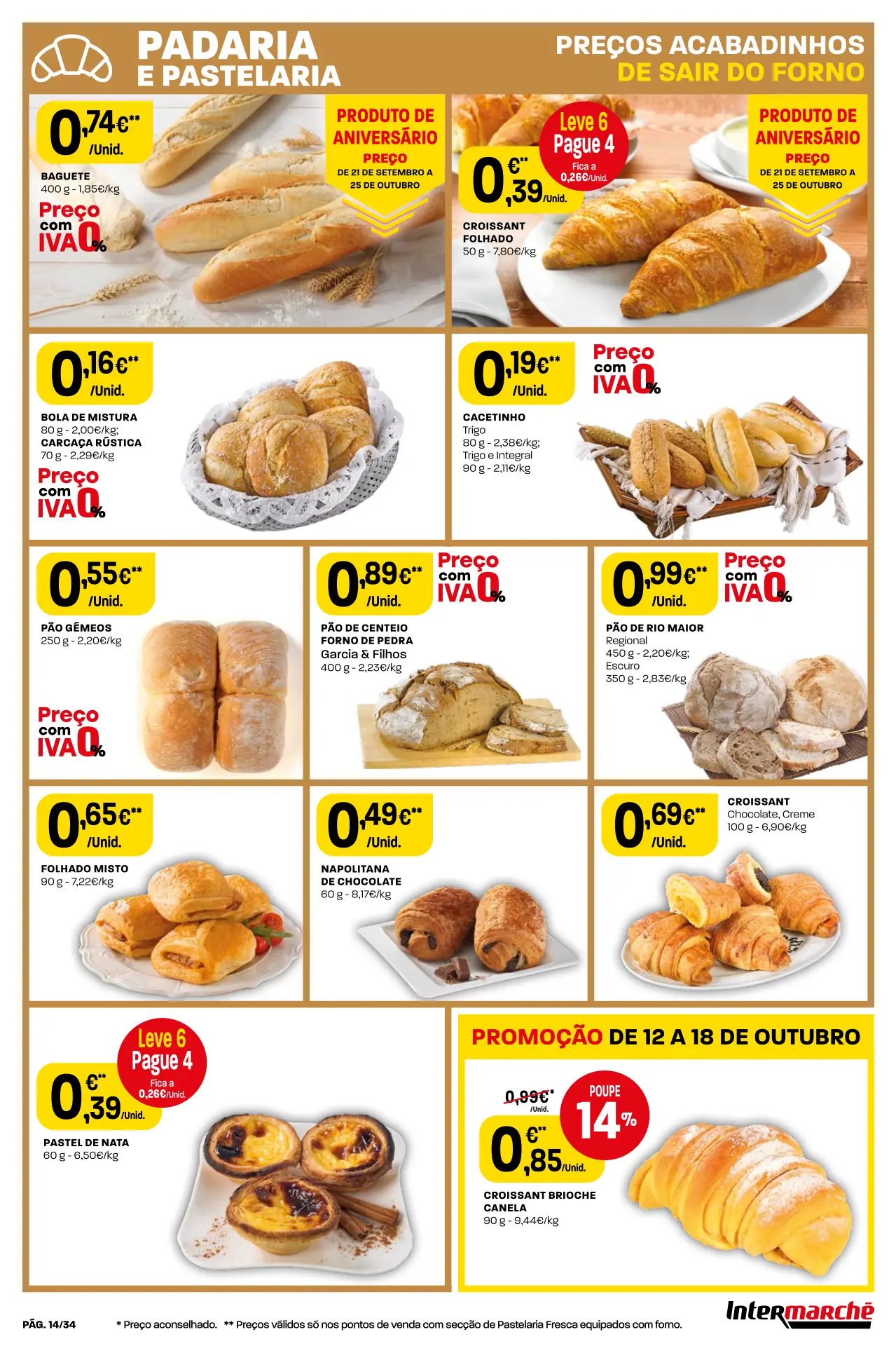 Antevis&atilde;o Folheto Intermarch&eacute; (12 a 18 outubro)