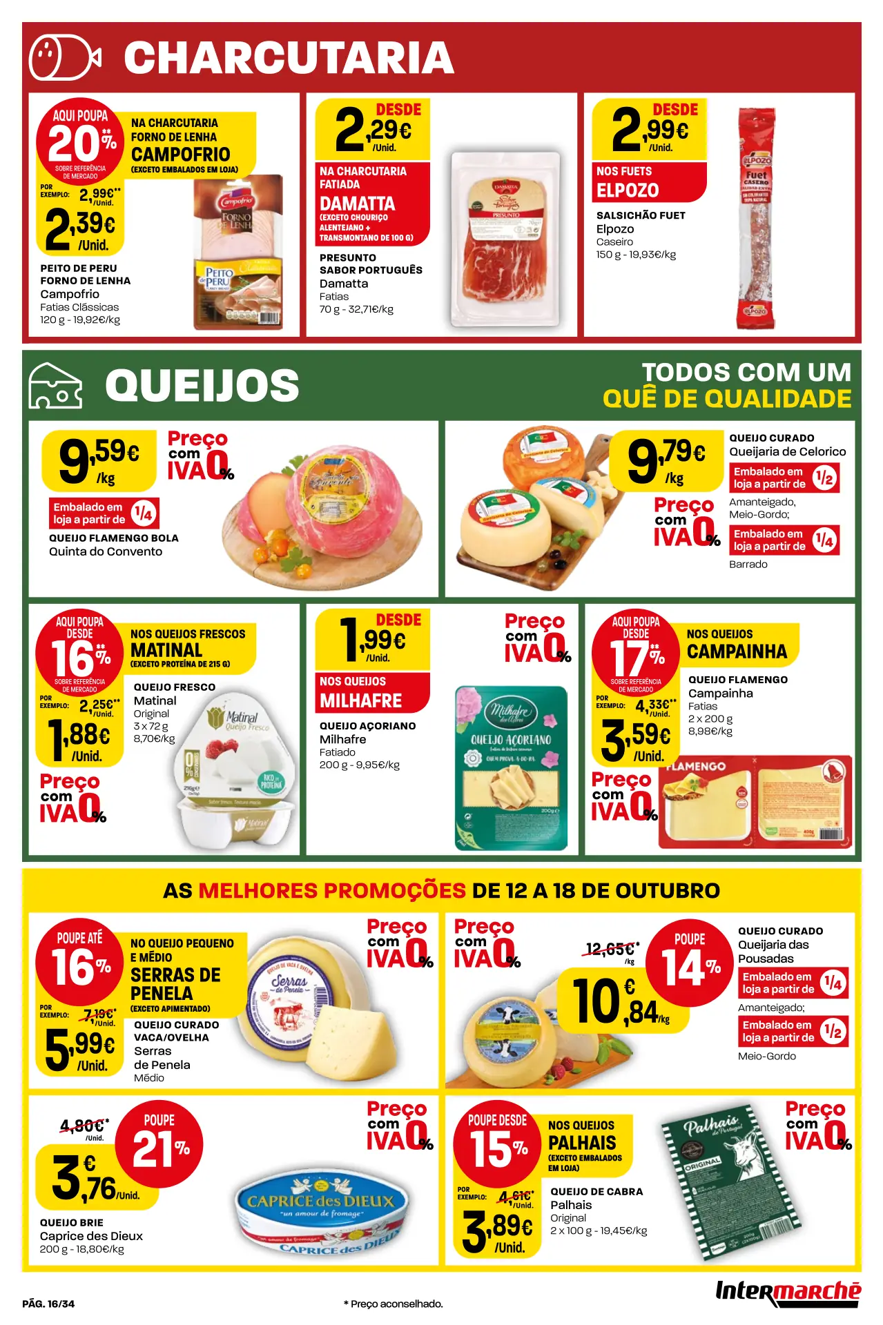 Antevis&atilde;o Folheto Intermarch&eacute; (12 a 18 outubro)