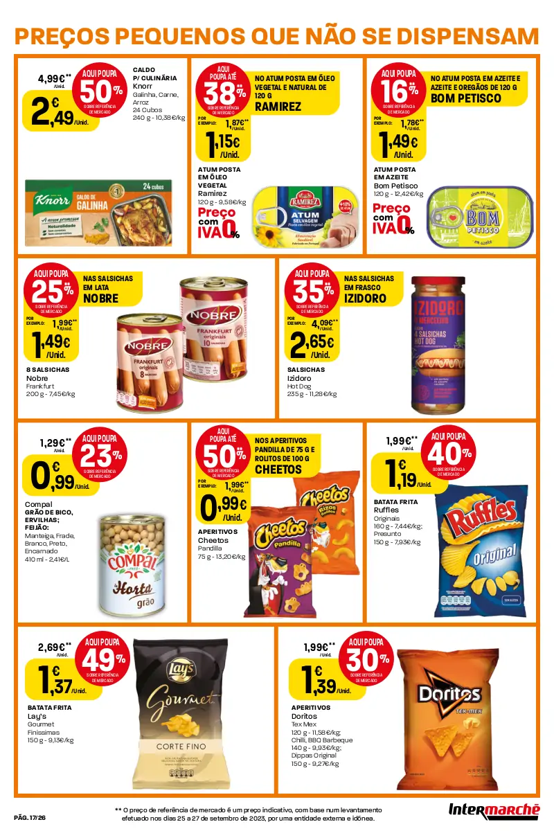 Antevis&atilde;o Folheto Intermarch&eacute; (26 outubro a 1 novembro)