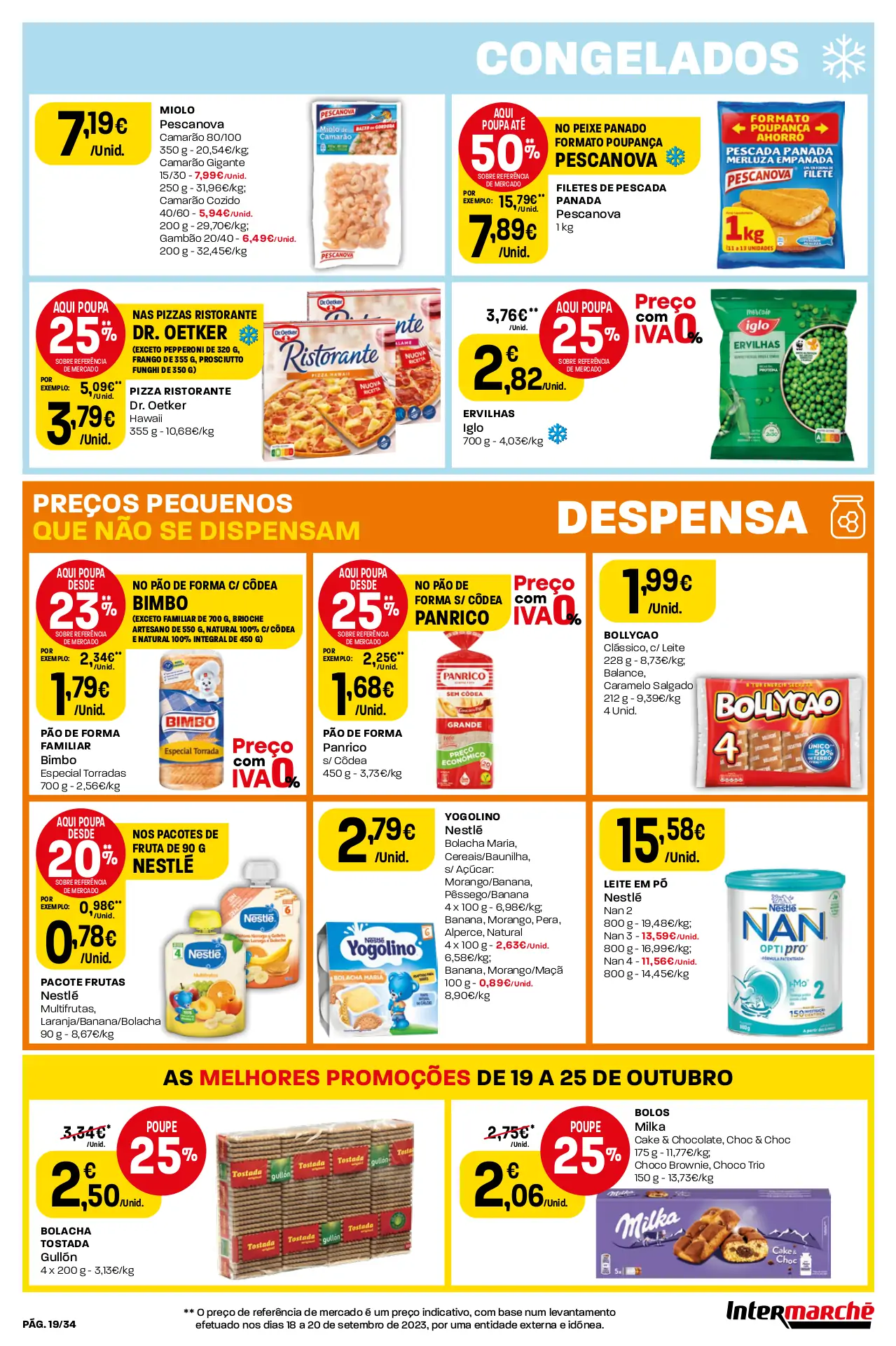 Antevis&atilde;o Folheto Intermarch&eacute; (19 a 25 outubro)