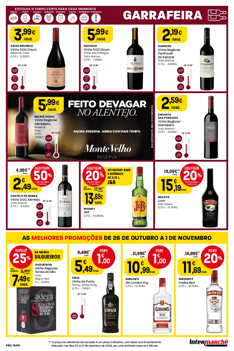 Antevis&atilde;o Folheto Intermarch&eacute; (26 outubro a 1 novembro)