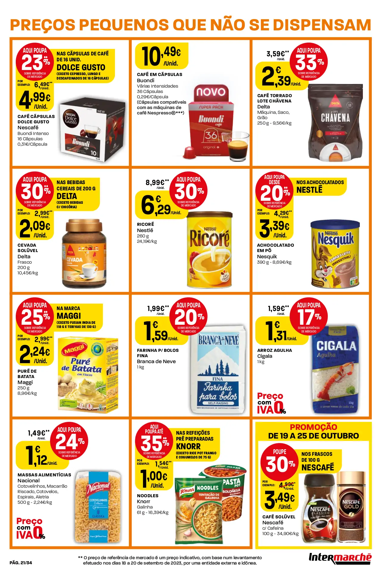 Antevis&atilde;o Folheto Intermarch&eacute; (19 a 25 outubro)