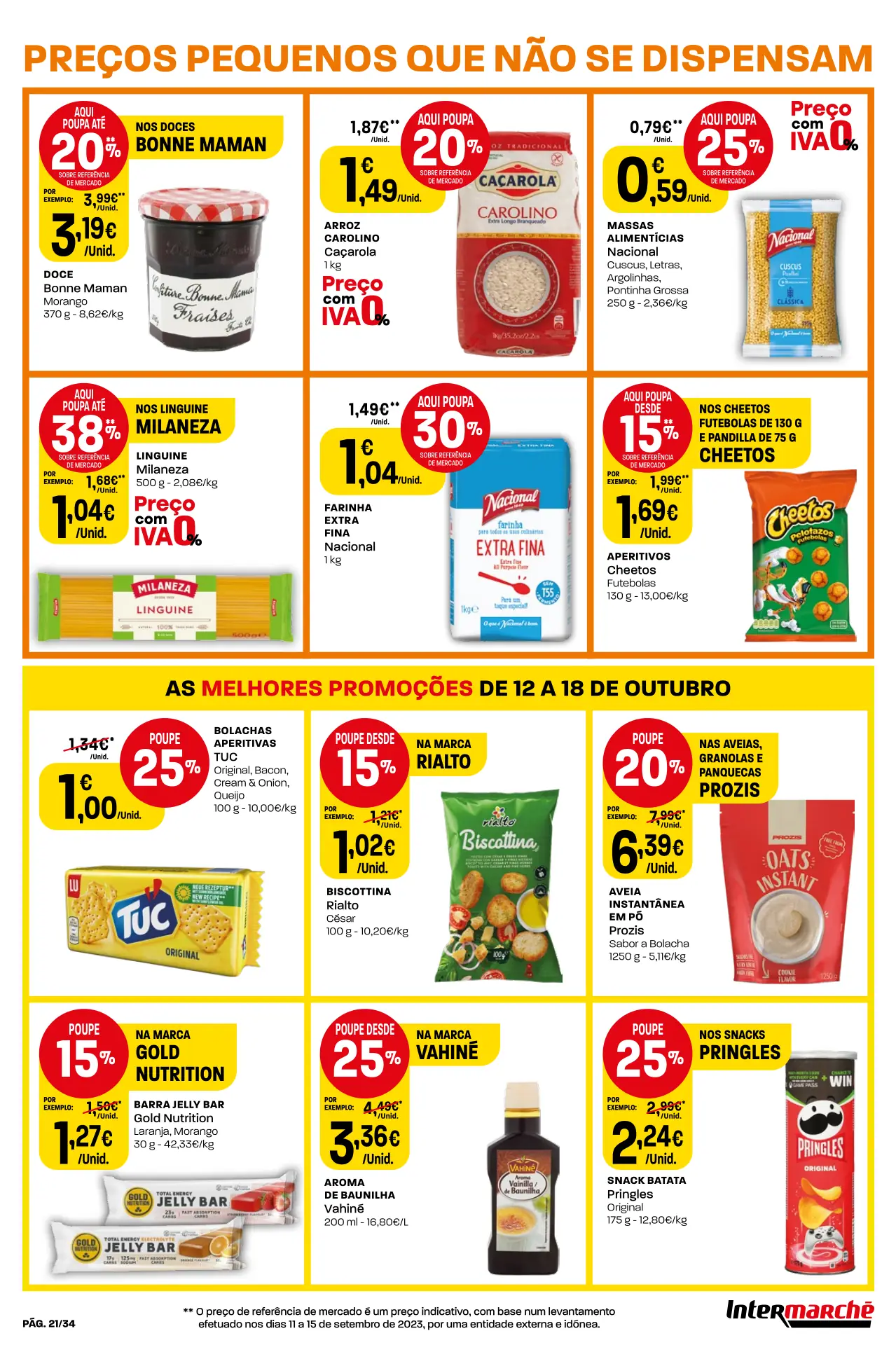 Antevis&atilde;o Folheto Intermarch&eacute; (12 a 18 outubro)