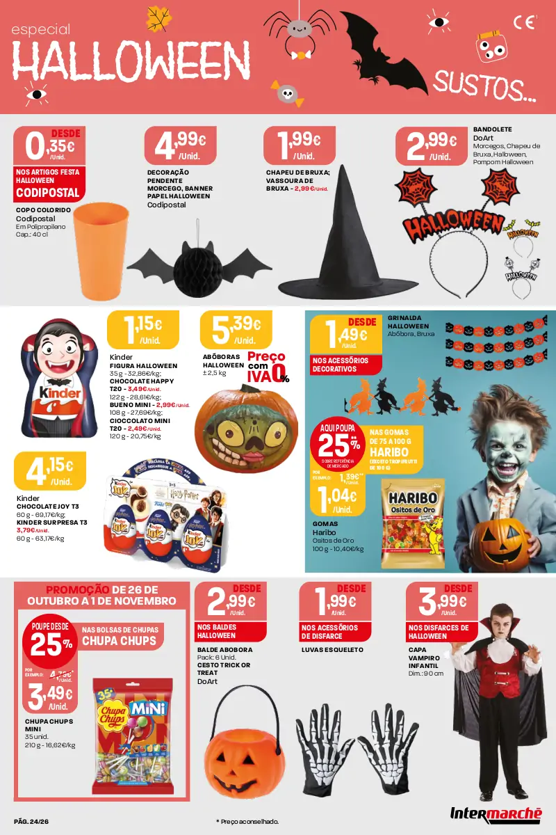 Antevis&atilde;o Folheto Intermarch&eacute; (26 outubro a 1 novembro)