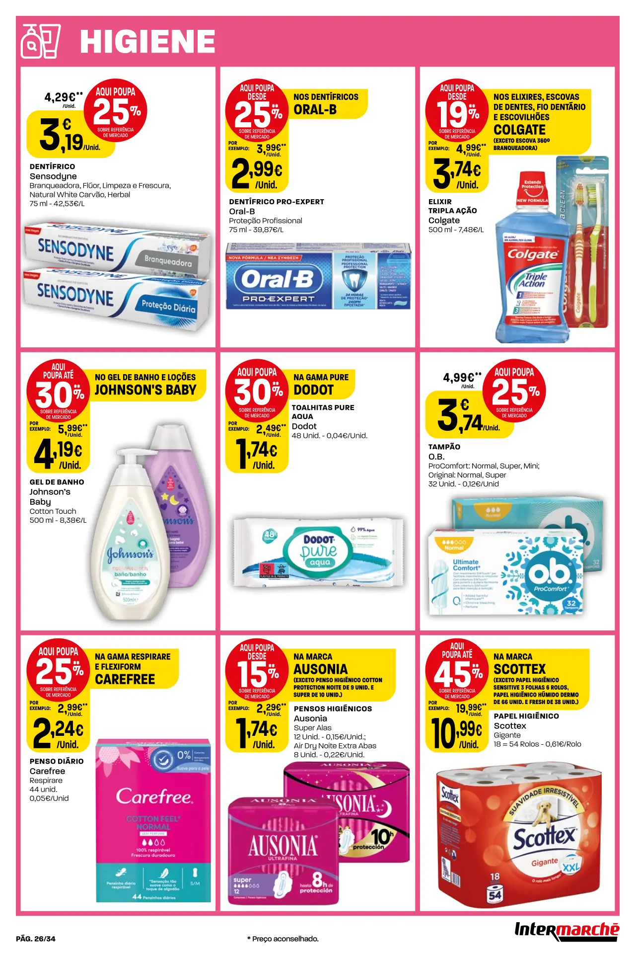 Antevis&atilde;o Folheto Intermarch&eacute; (12 a 18 outubro)