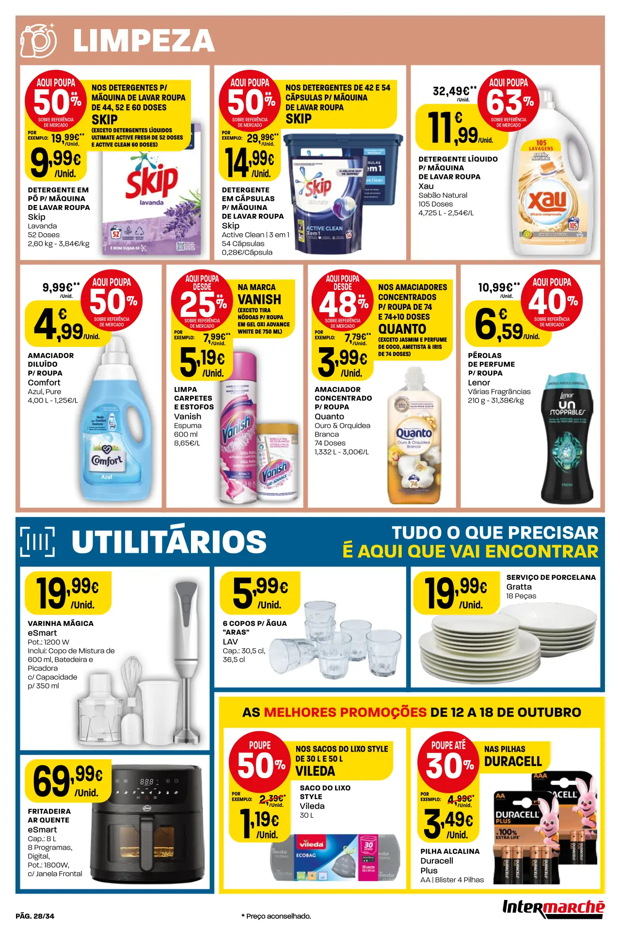 Antevis&atilde;o Folheto Intermarch&eacute; (12 a 18 outubro)