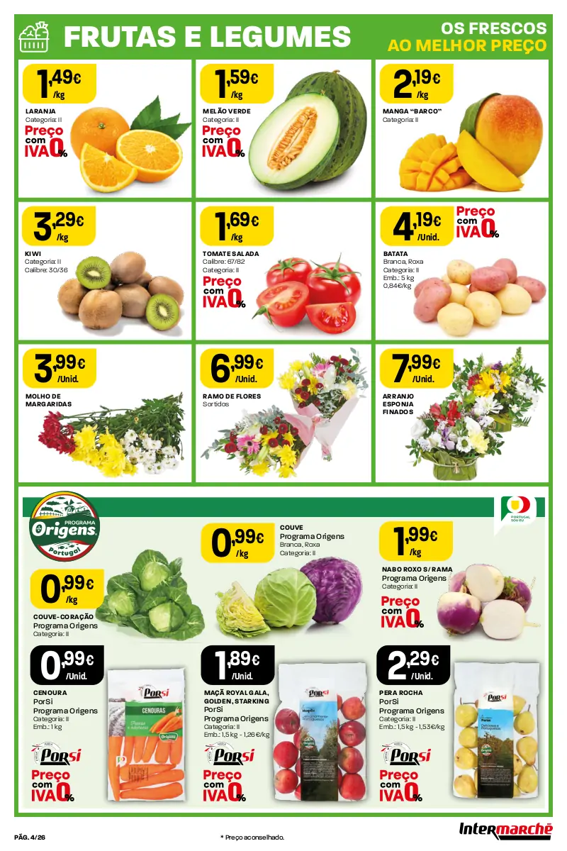 Antevis&atilde;o Folheto Intermarch&eacute; (26 outubro a 1 novembro)