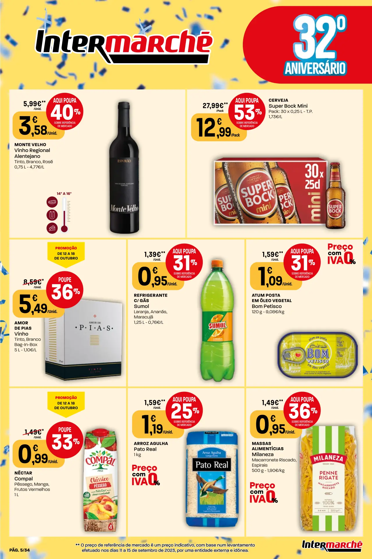 Antevis&atilde;o Folheto Intermarch&eacute; (12 a 18 outubro)