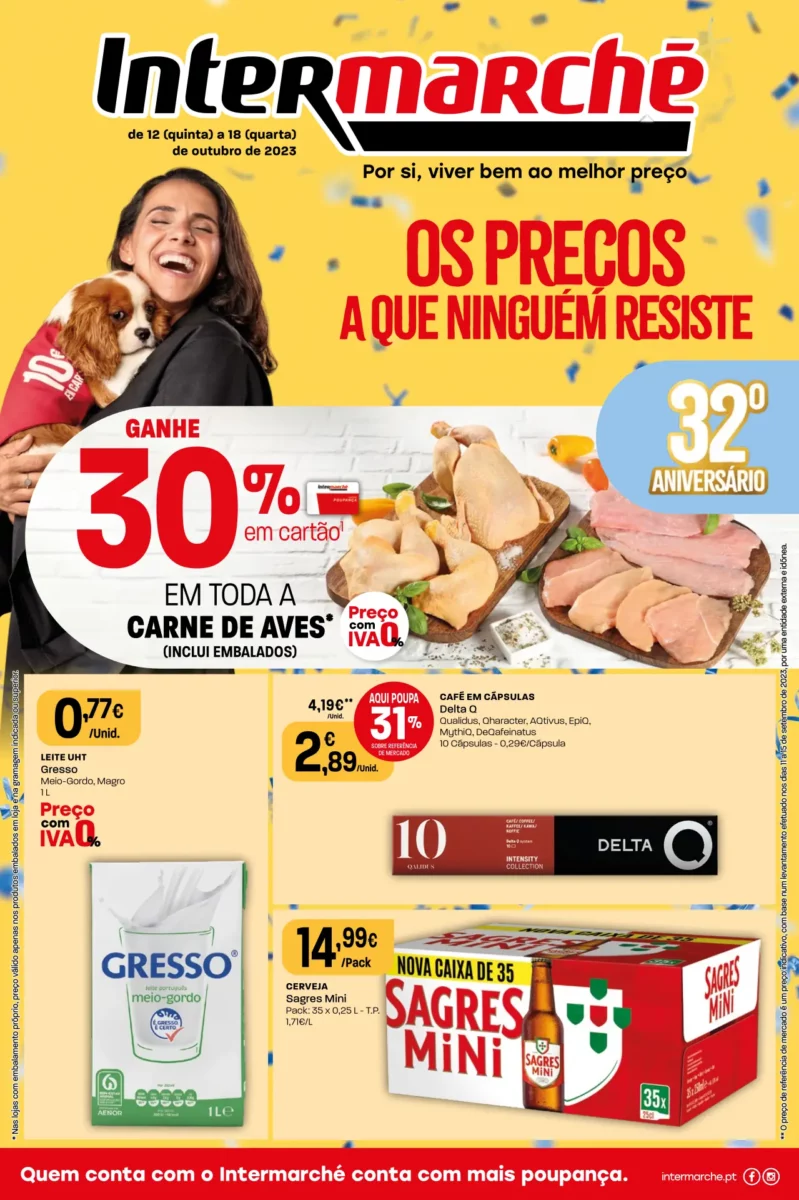 Antevis&atilde;o Folheto Intermarch&eacute; (12 a 18 outubro)