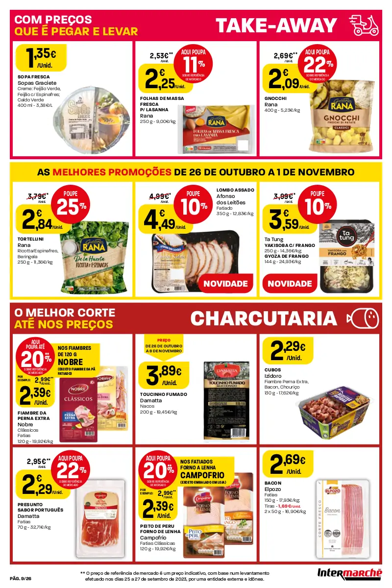 Antevis&atilde;o Folheto Intermarch&eacute; (26 outubro a 1 novembro)