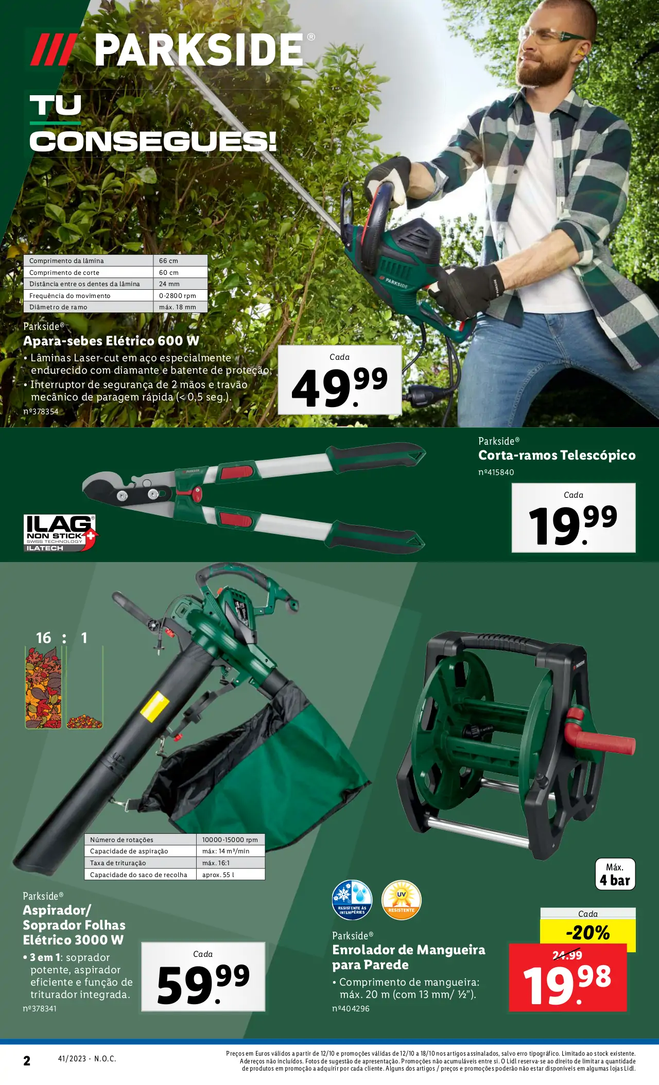 Antevis&atilde;o Folheto LiDL Novidades (a partir de 12 outubro)