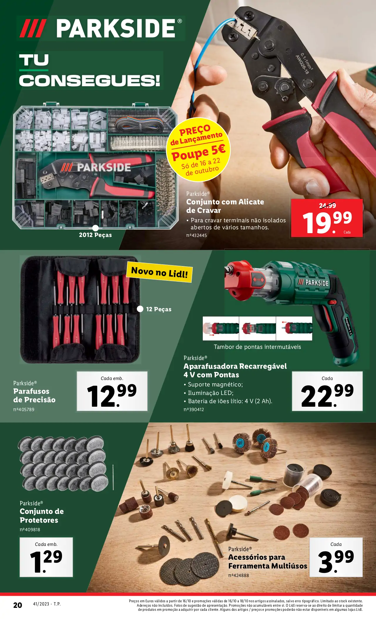 Antevis&atilde;o Folheto LiDL Novidades (a partir de 12 outubro)