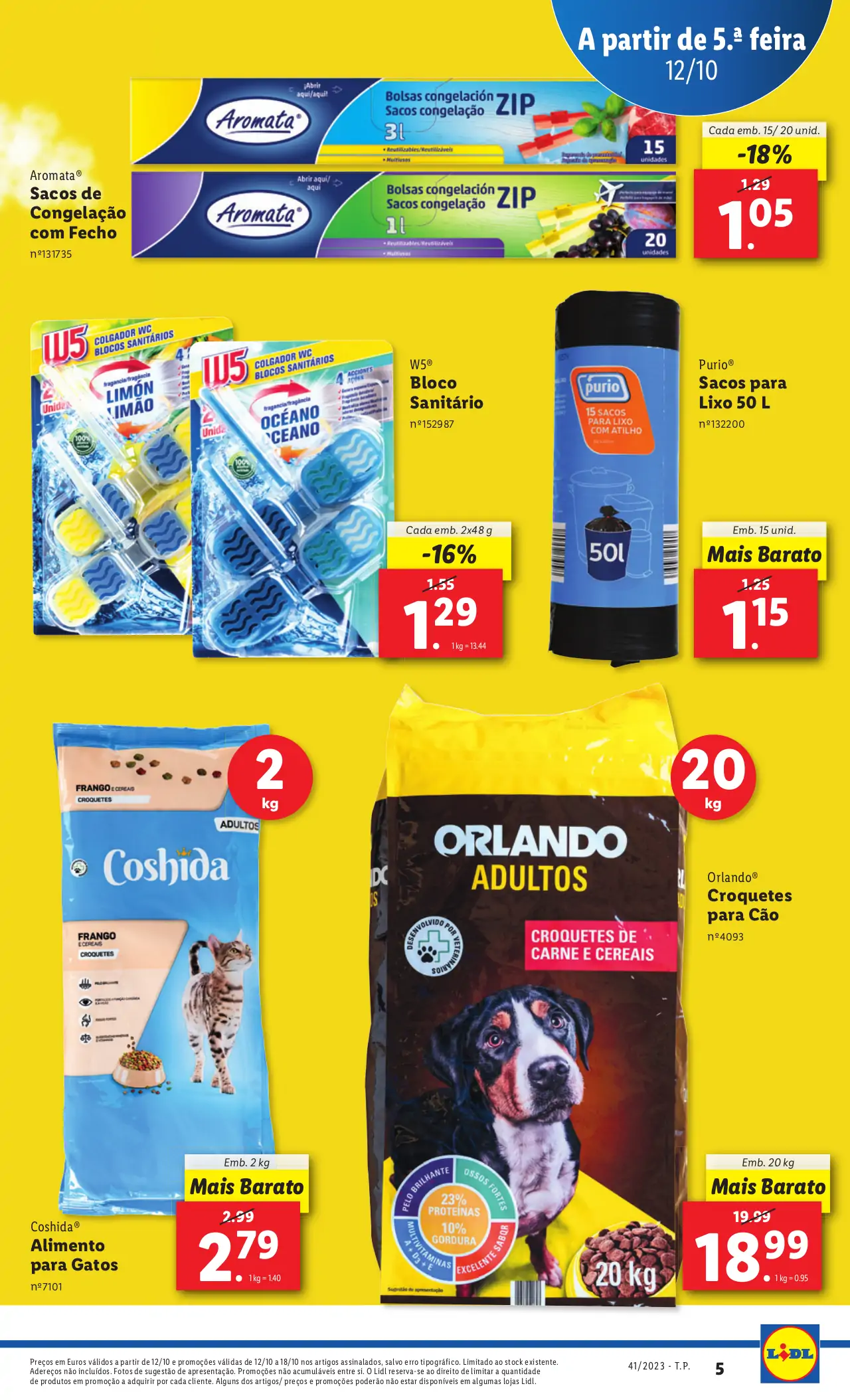 Antevis&atilde;o Folheto LiDL Novidades (a partir de 12 outubro)