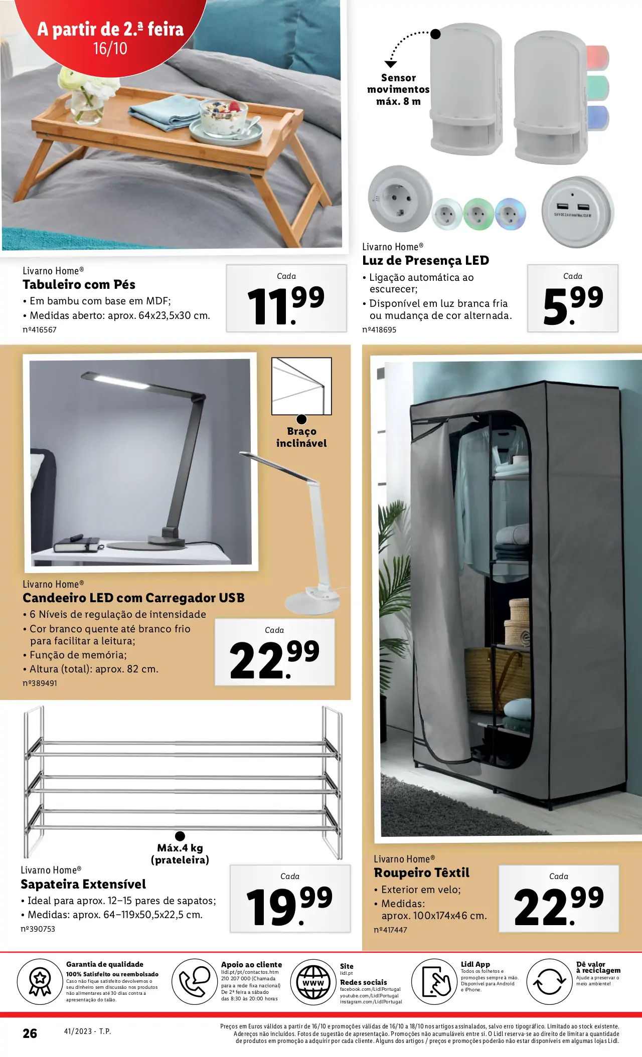 Antevis&atilde;o Folheto LiDL Promo&ccedil;&otilde;es (12 a 18 outubro)