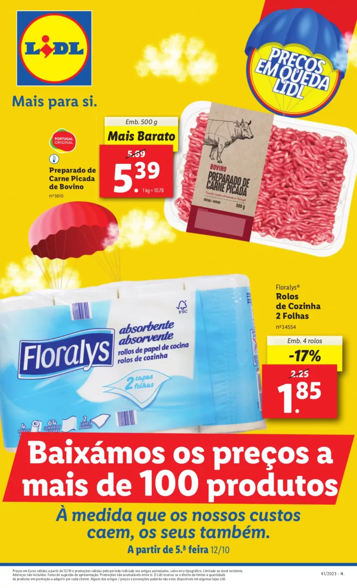 Antevis&atilde;o Folheto LiDL Promo&ccedil;&otilde;es (12 a 18 outubro)