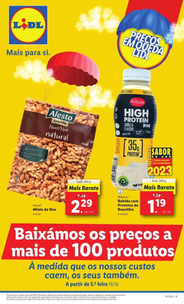 Antevis&atilde;o Folheto LiDL Promo&ccedil;&otilde;es (19 a 25 outubro)