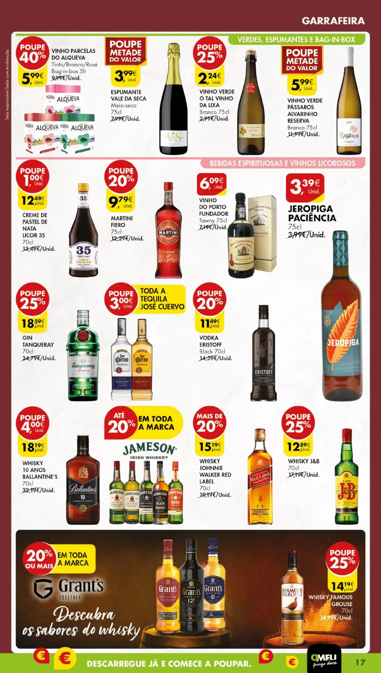Antevis&atilde;o Folheto Pingo Doce (17 a 23 outubro)