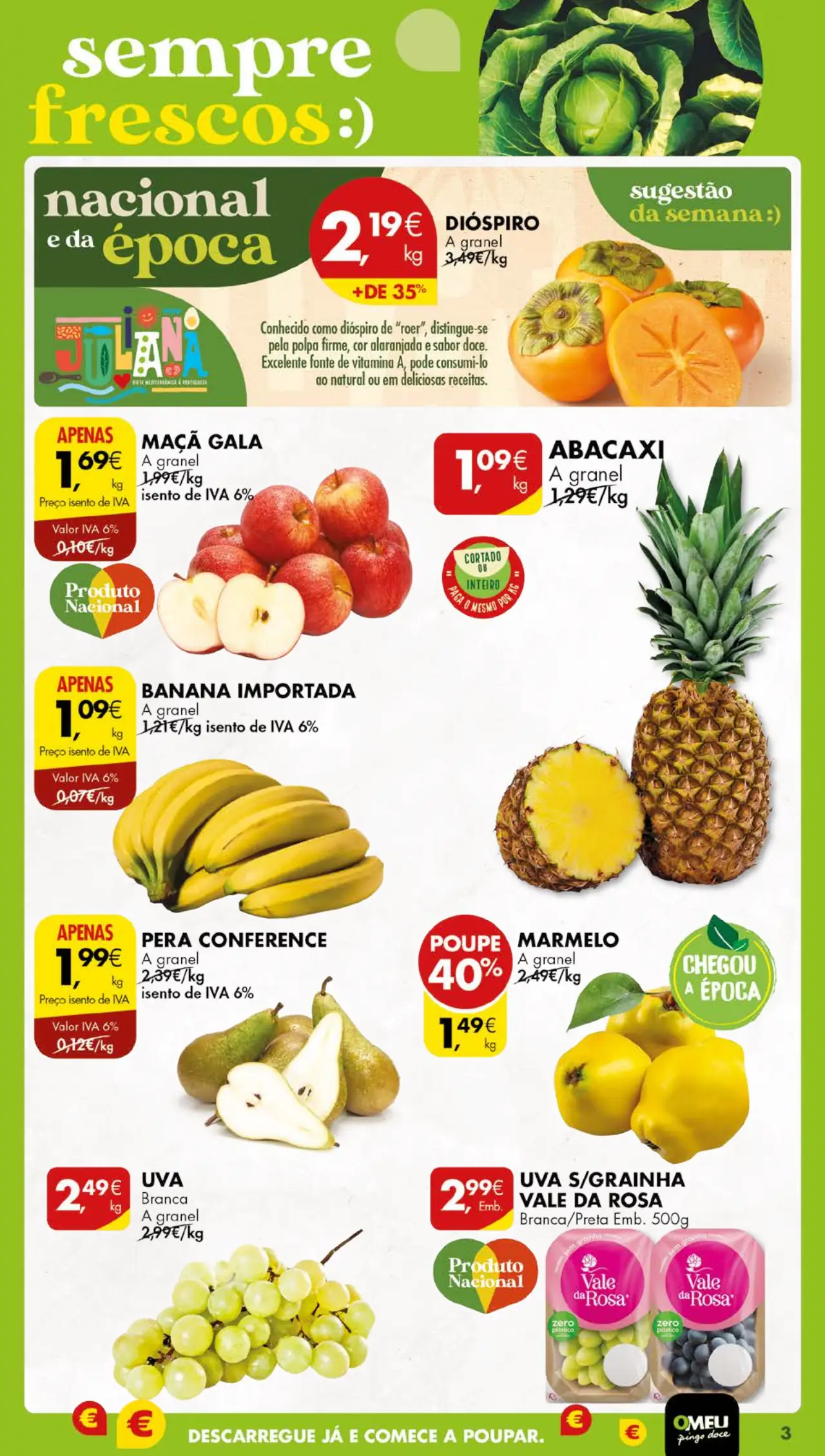 Antevis&atilde;o Folheto Pingo Doce (17 a 23 outubro)