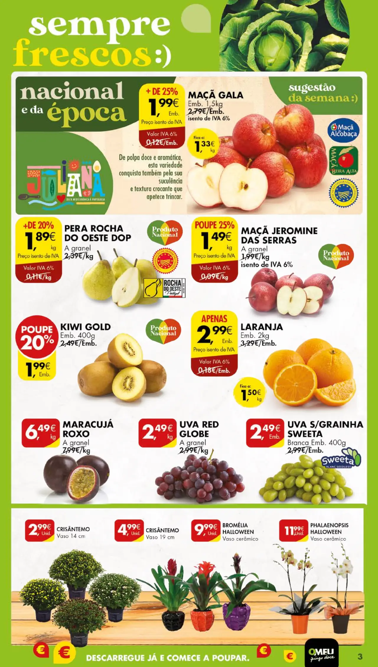 Antevis&atilde;o Folheto Pingo Doce (24 a 30 outubro)