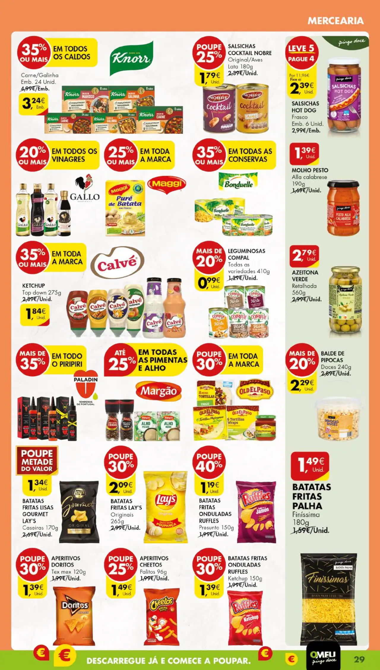 Antevis&atilde;o Folheto Pingo Doce (17 a 23 outubro)