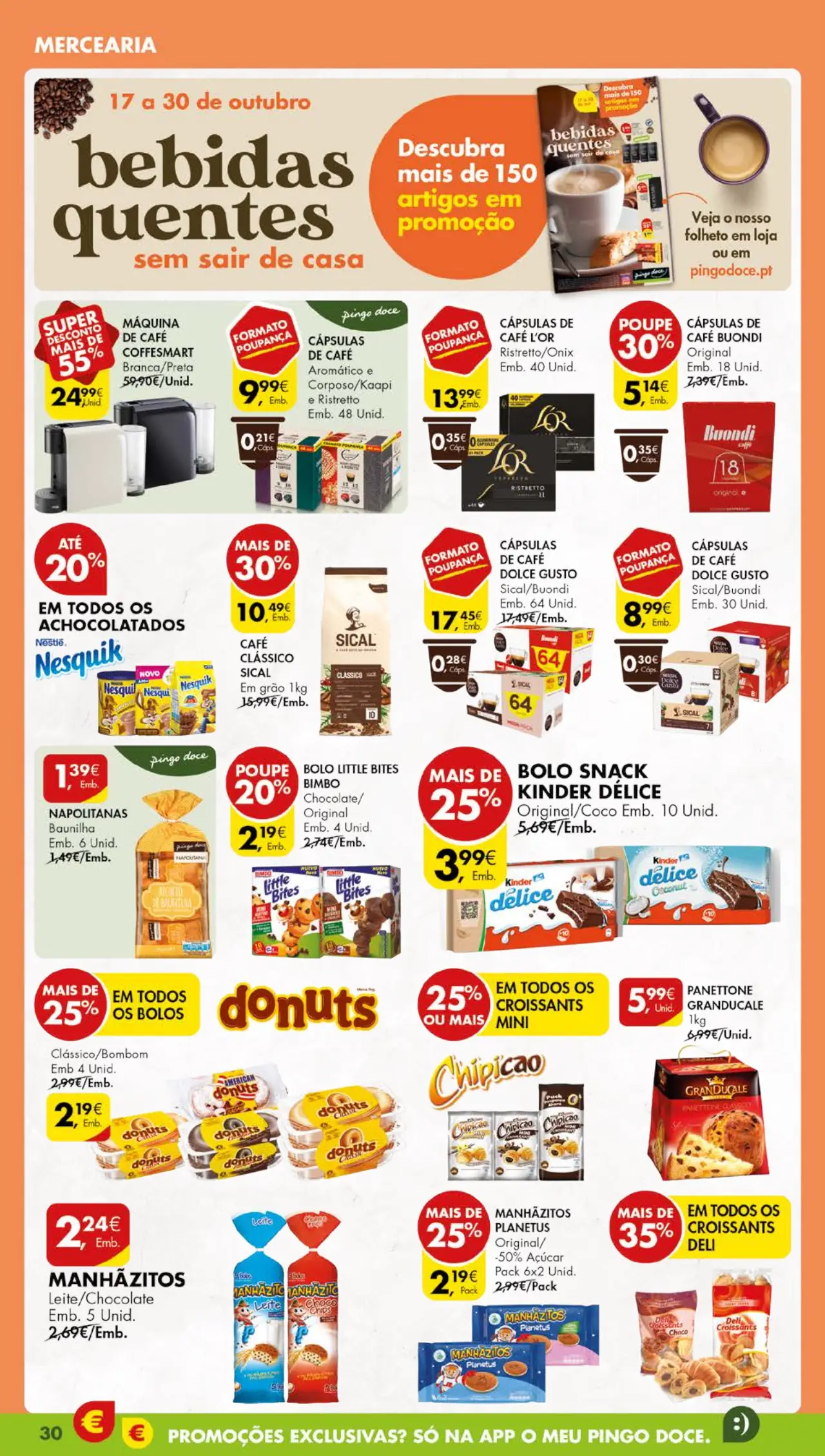 Antevis&atilde;o Folheto Pingo Doce (24 a 30 outubro)