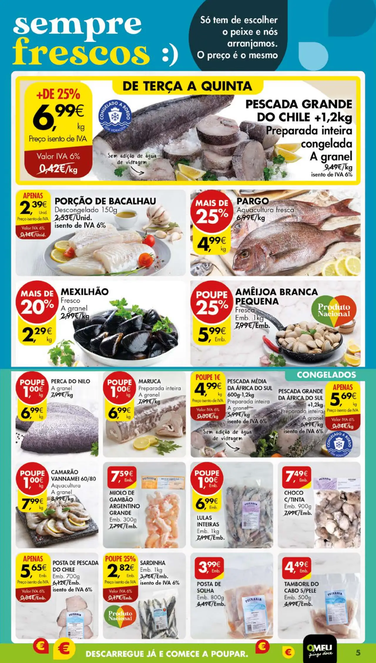 Antevis&atilde;o Folheto Pingo Doce (17 a 23 outubro)