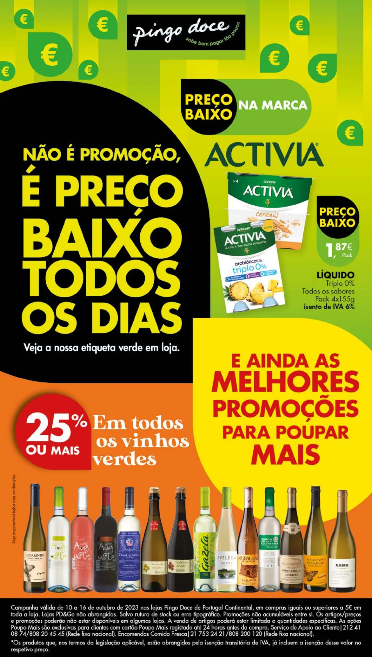 Antevis&atilde;o Folheto Pingo Doce (10 a 16 outubro)