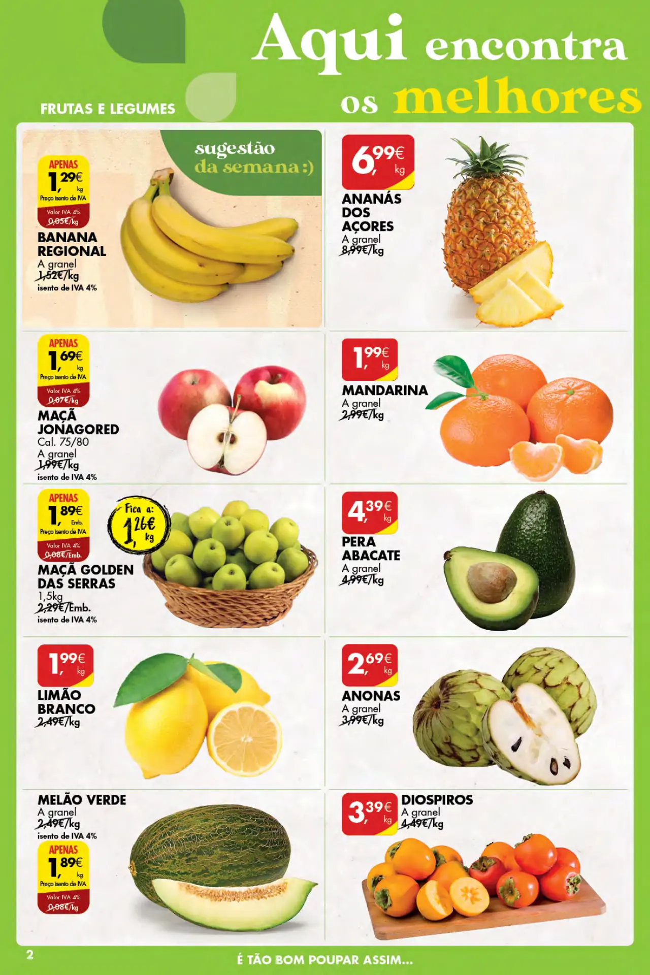 Antevis&atilde;o Folheto Pingo Doce A&ccedil;ores (19 a 25 outubro)