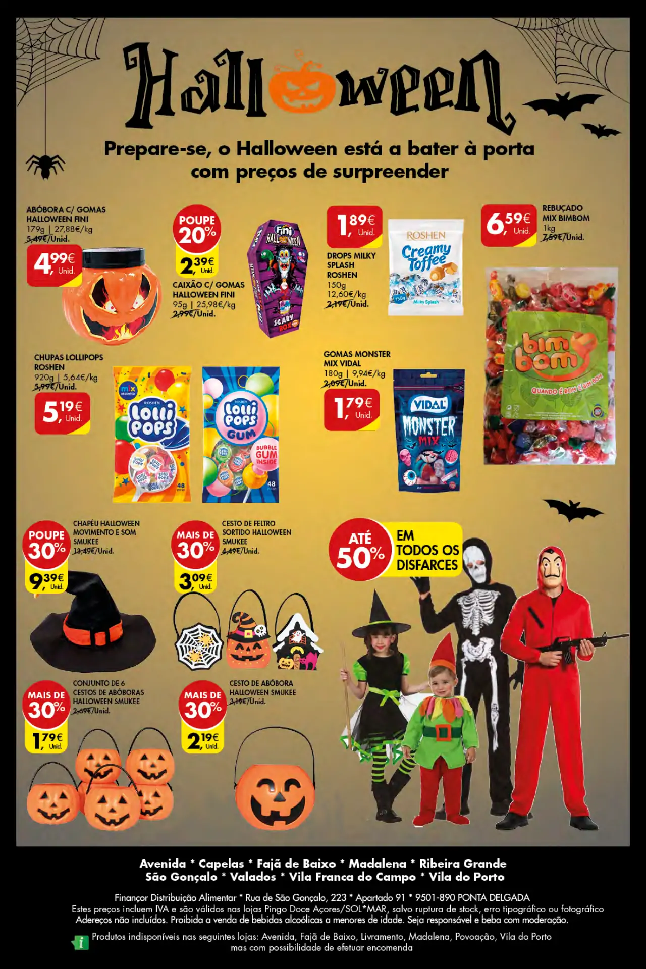 Antevis&atilde;o Folheto Pingo Doce A&ccedil;ores (19 a 25 outubro)