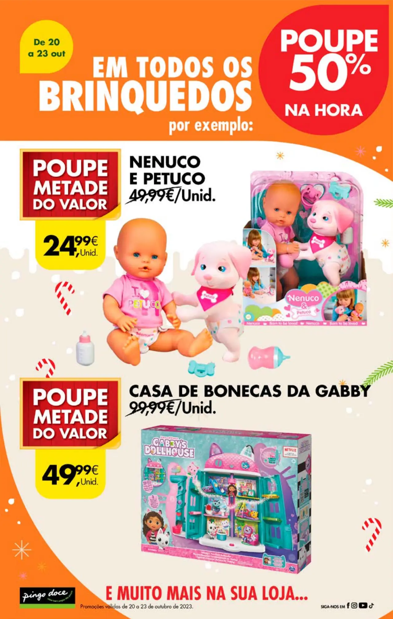 Antevis&atilde;o Folheto Pingo Doce fim-de-semana (20 a 23 outubro)