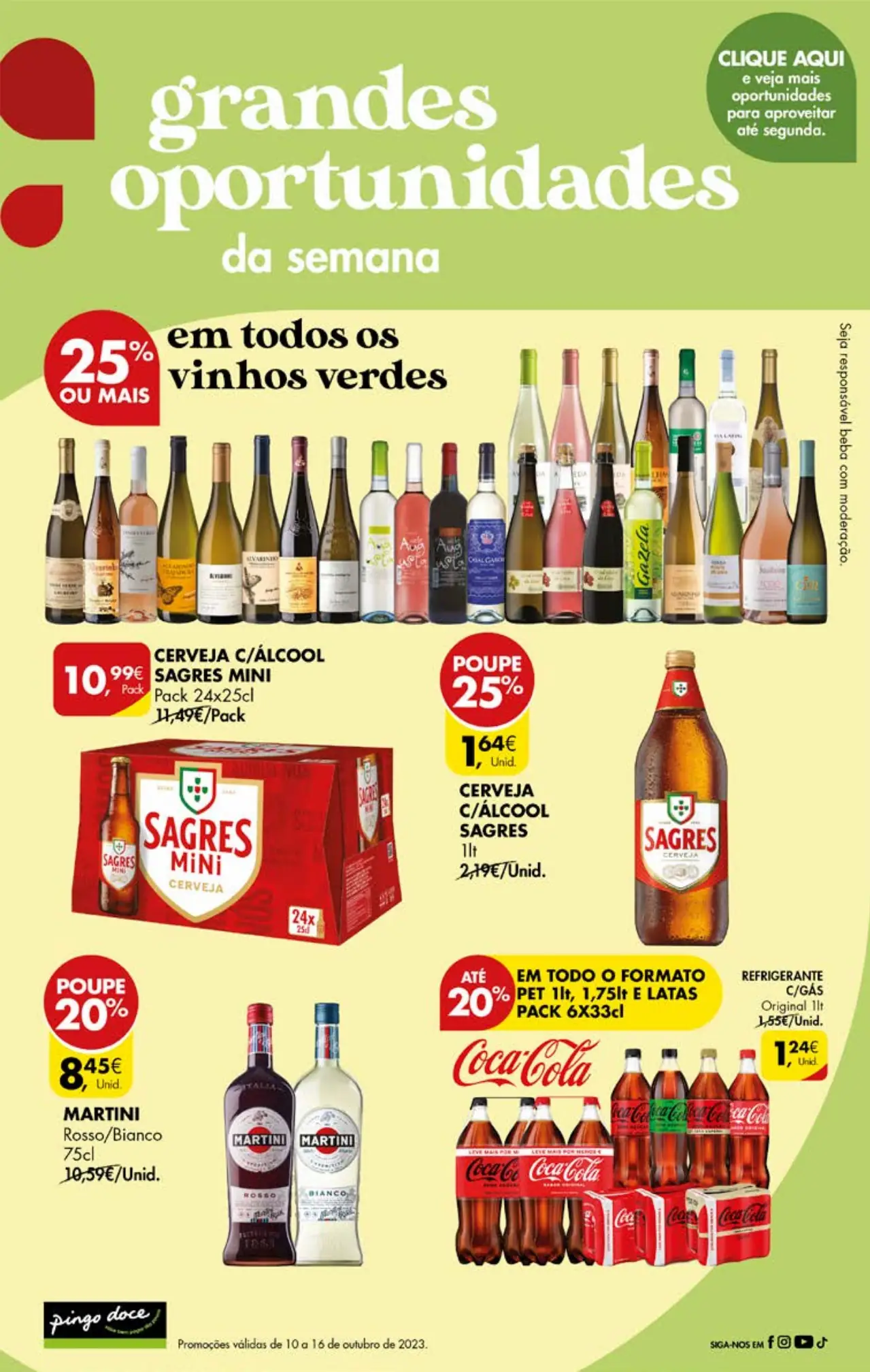 Antevis&atilde;o Folheto Pingo Doce fim-de-semana (13 a 16 outubro)