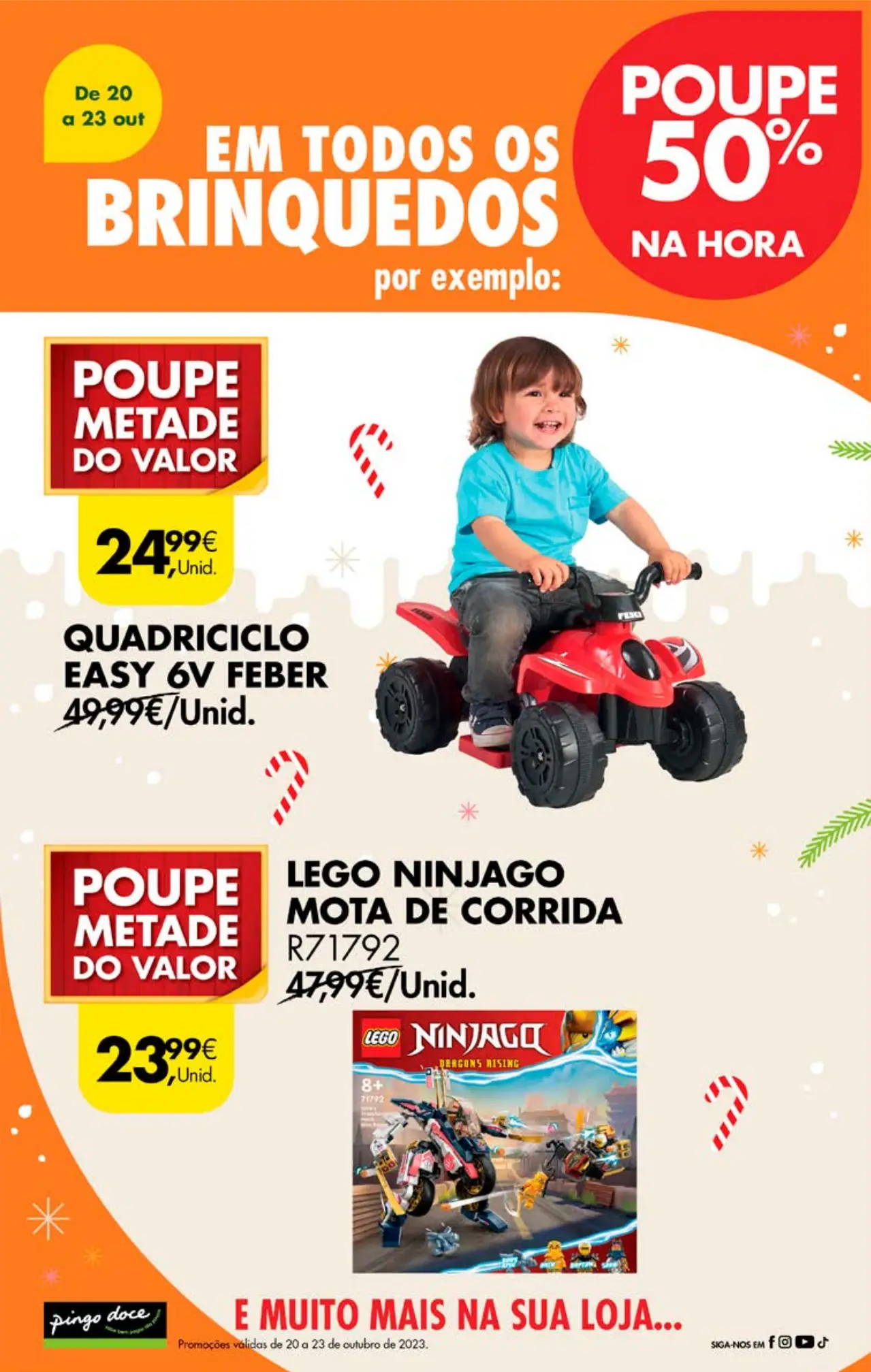 Antevis&atilde;o Folheto Pingo Doce fim-de-semana (20 a 23 outubro)