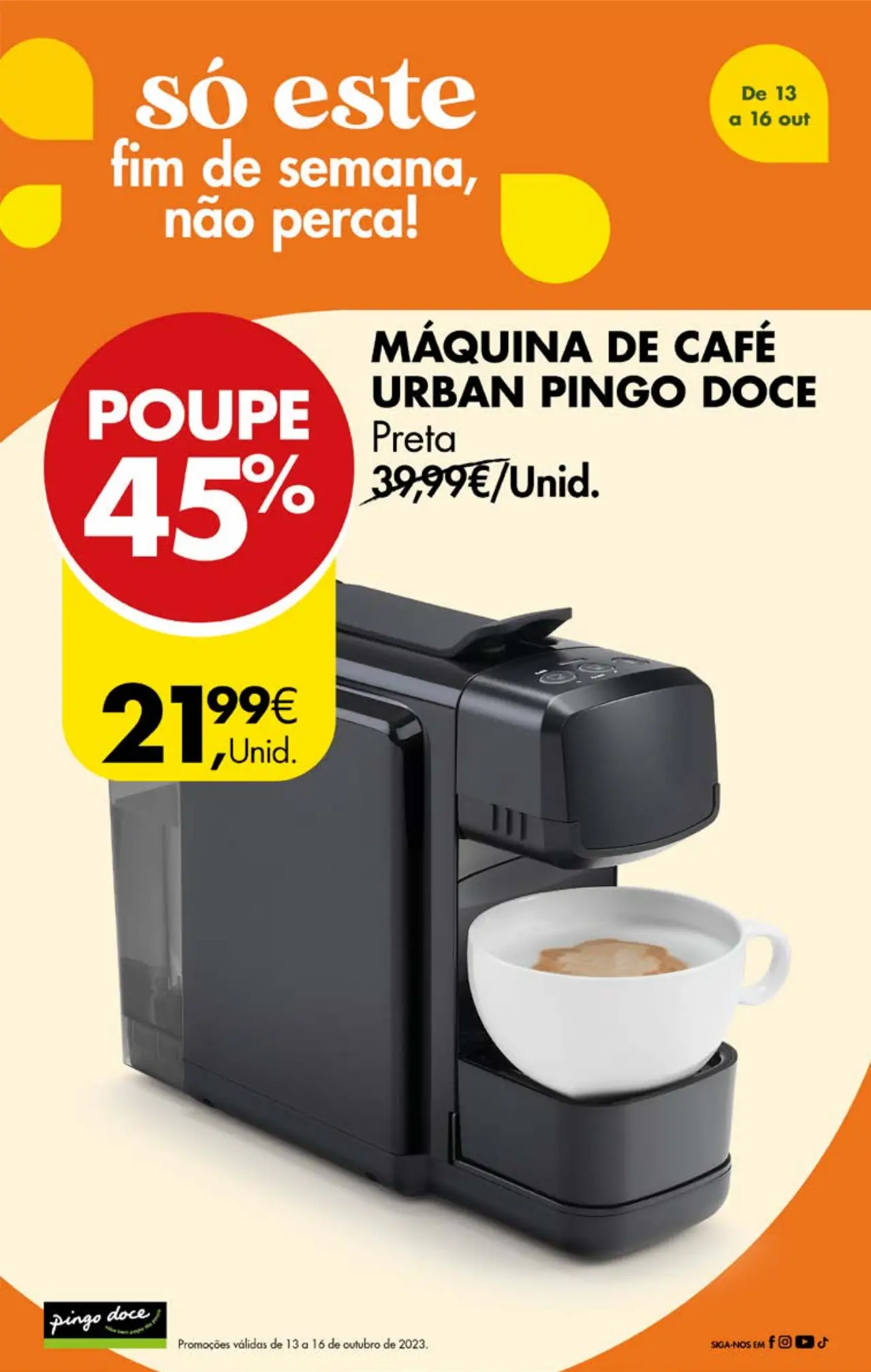 Antevis&atilde;o Folheto Pingo Doce fim-de-semana (13 a 16 outubro)