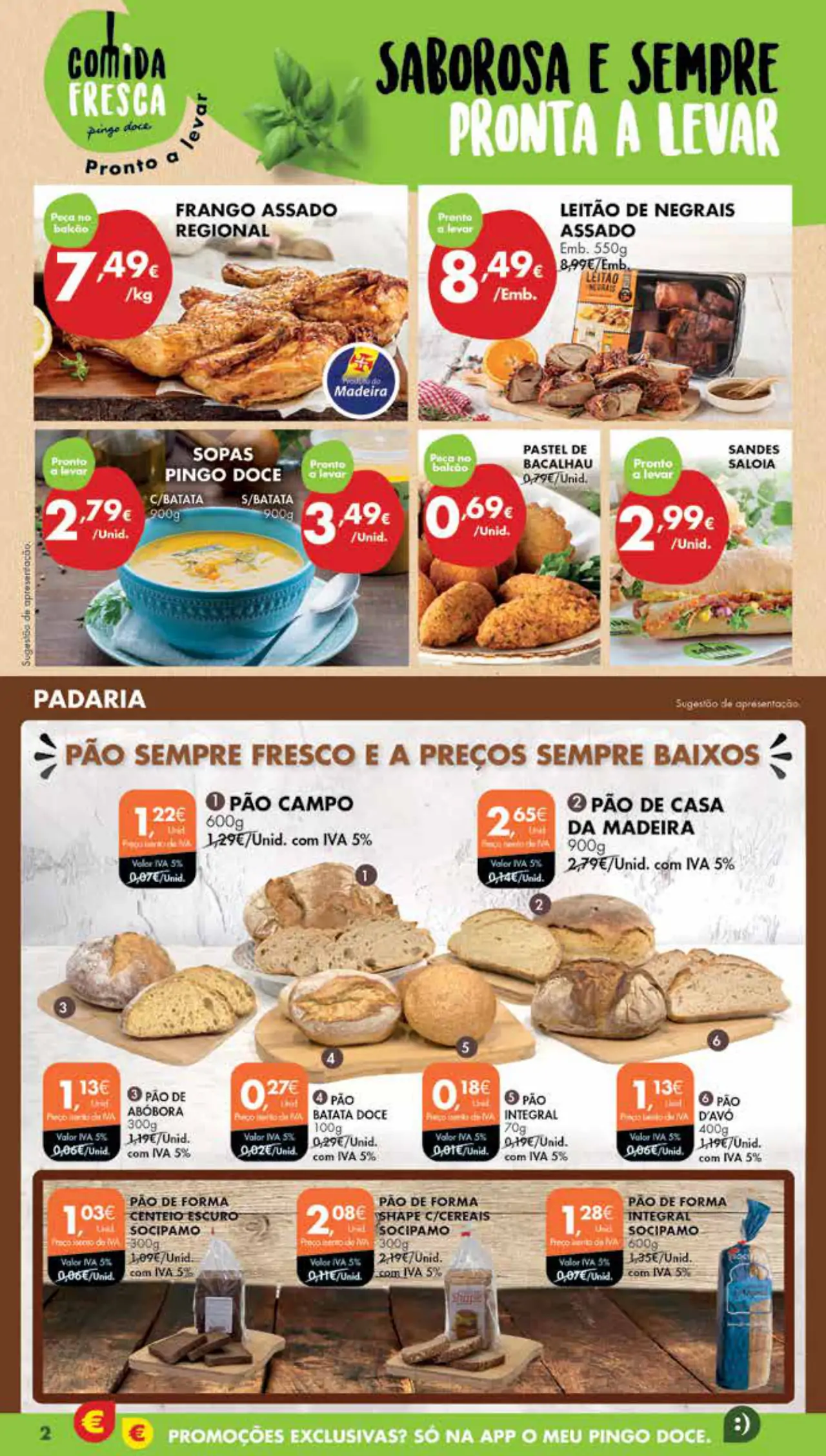 Antevis&atilde;o Folheto Pingo Doce Madeira (10 a 16 outubro)