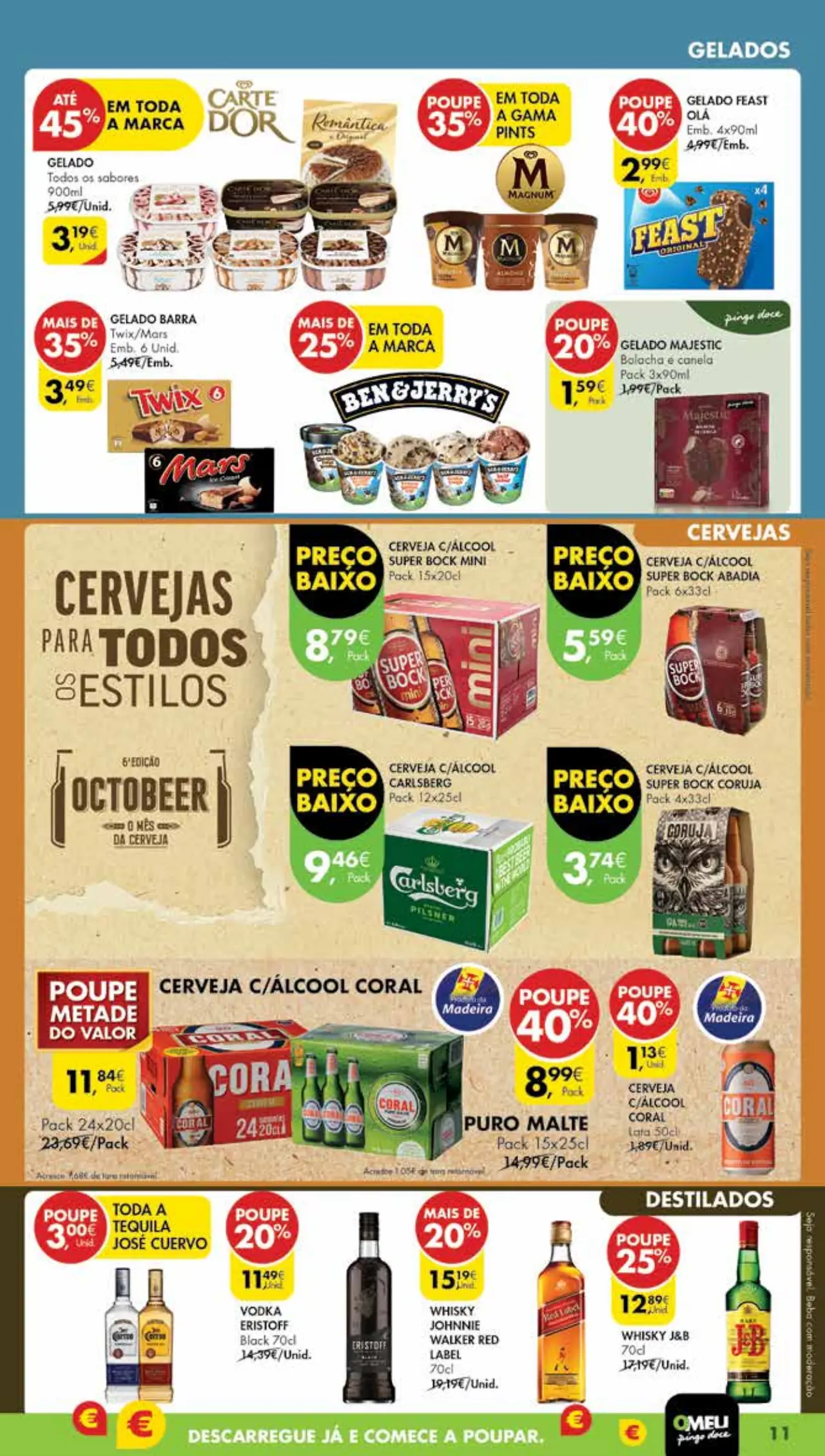 Antevis&atilde;o Folheto Pingo Doce Madeira (17 a 23 outubro)