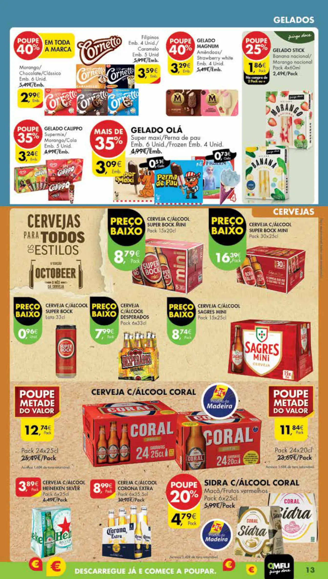 Antevis&atilde;o Folheto Pingo Doce Madeira (10 a 16 outubro)