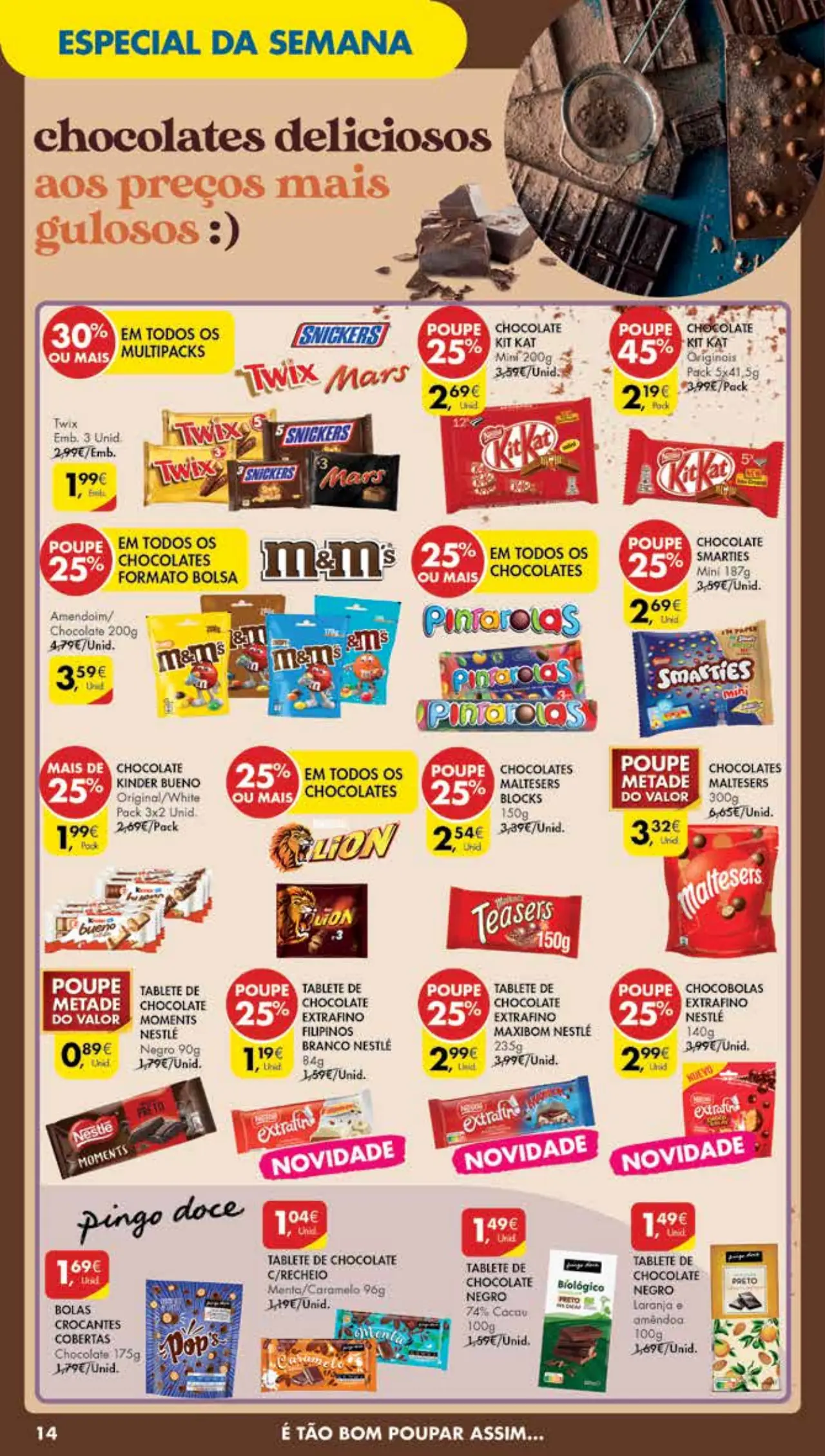 Antevis&atilde;o Folheto Pingo Doce Madeira (17 a 23 outubro)