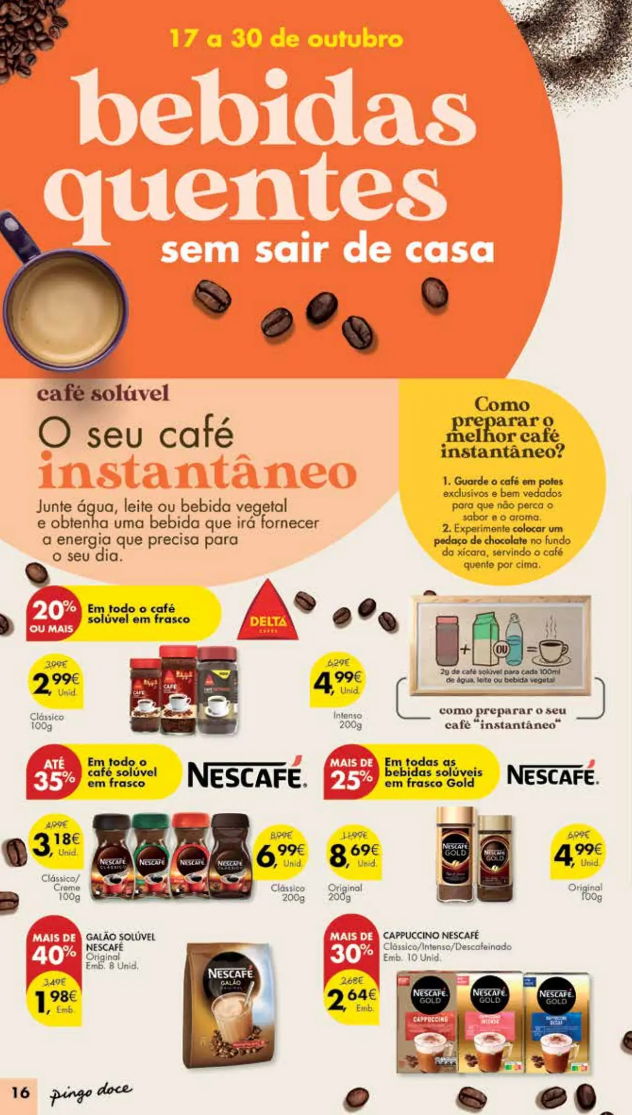 Antevis&atilde;o Folheto Pingo Doce Madeira (17 a 23 outubro)