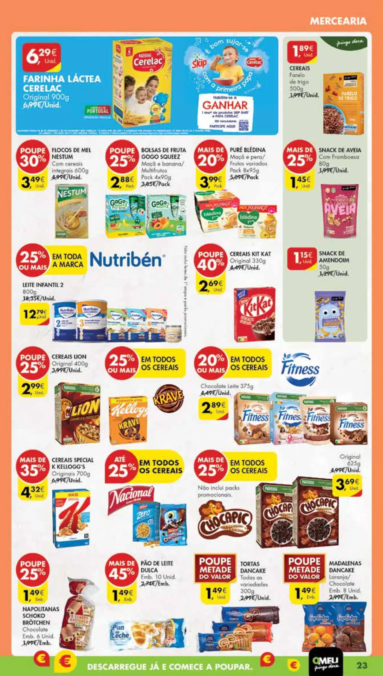 Antevis&atilde;o Folheto Pingo Doce Madeira (17 a 23 outubro)