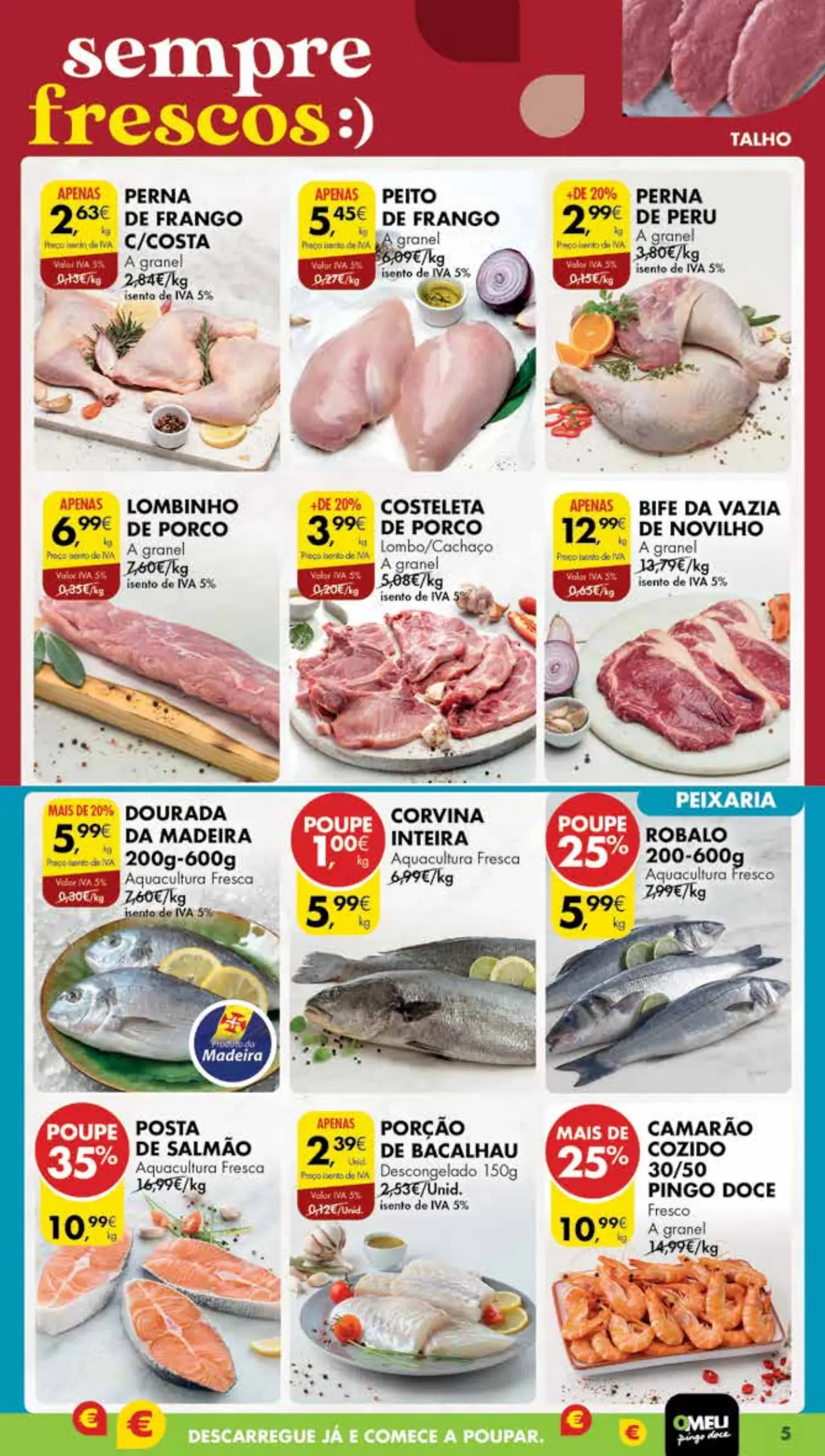 Antevis&atilde;o Folheto Pingo Doce Madeira (17 a 23 outubro)