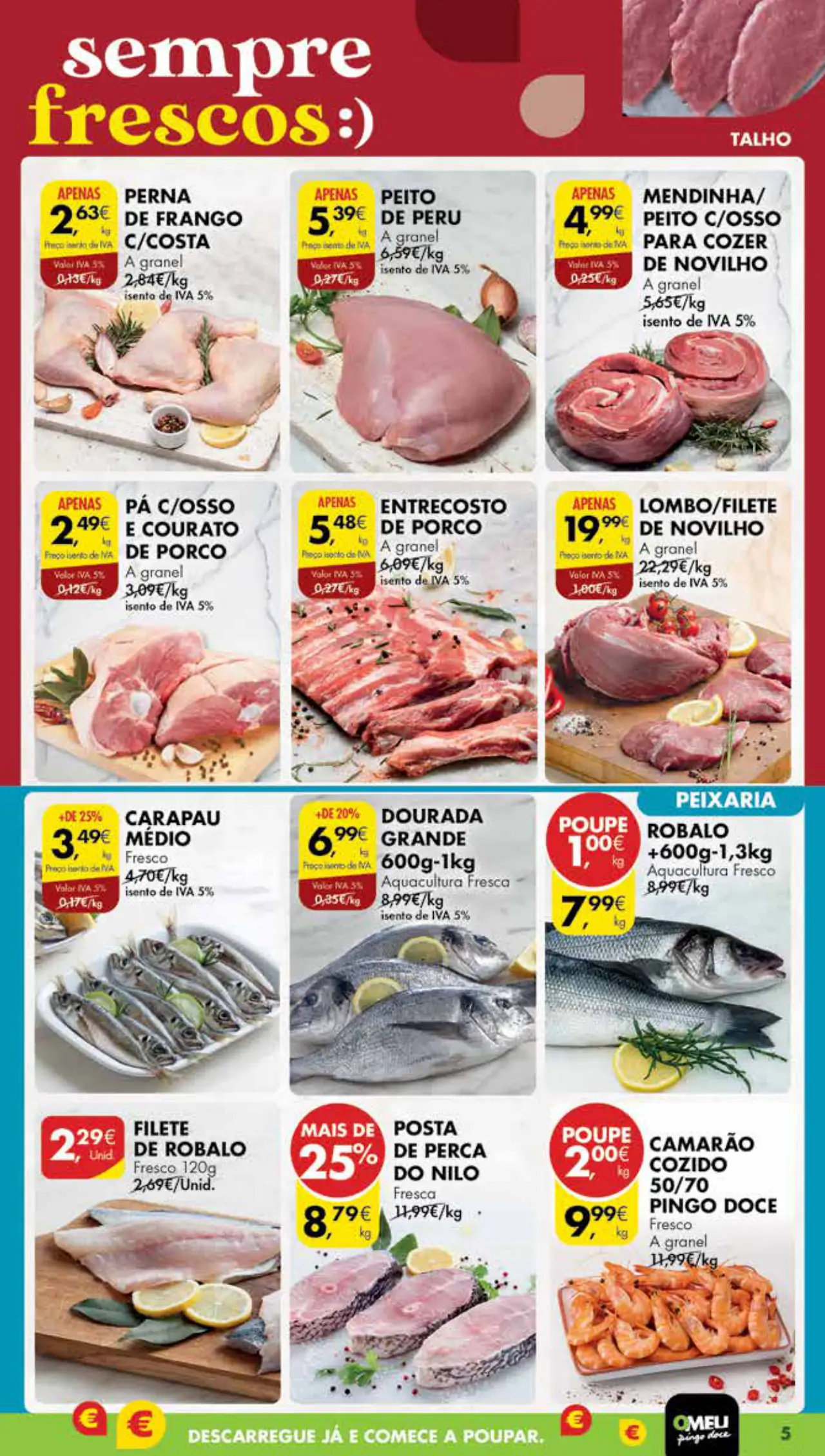 Antevis&atilde;o Folheto Pingo Doce Madeira (10 a 16 outubro)