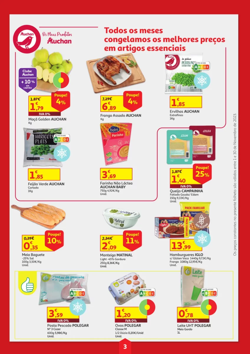 Folheto Auchan Cabaz Poupan&ccedil;a &ndash; Novembro 2023