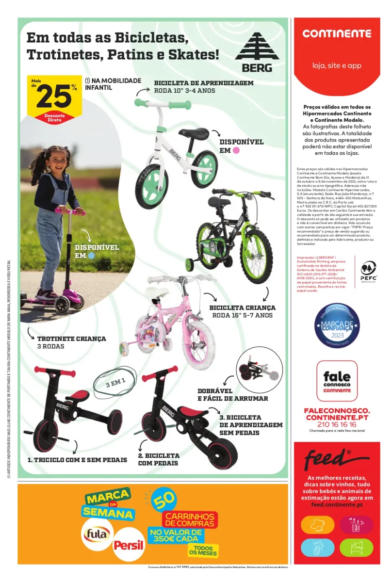 Folheto Continente (31 outubro a 6 novembro)