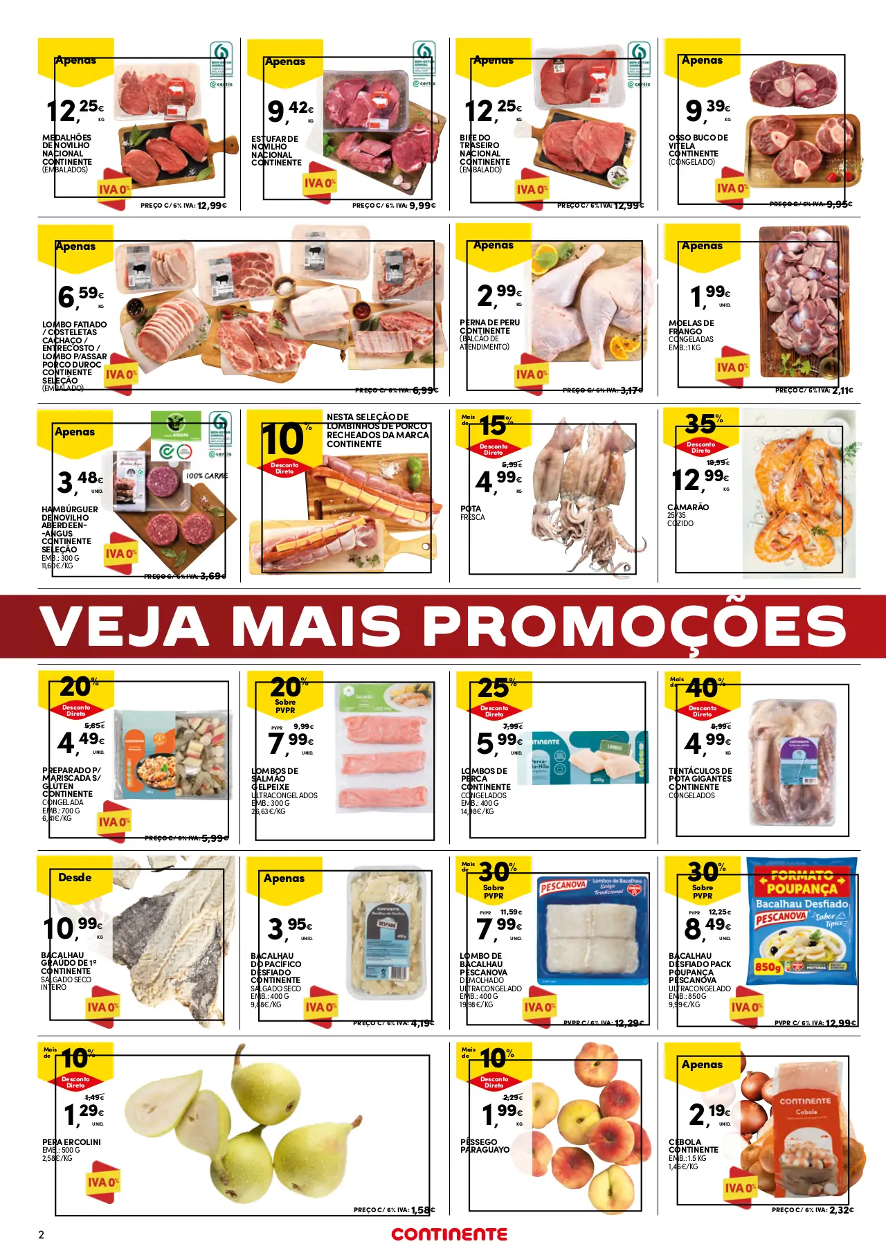 Folheto Continente fim-de-semana (13 a 16 outubro)