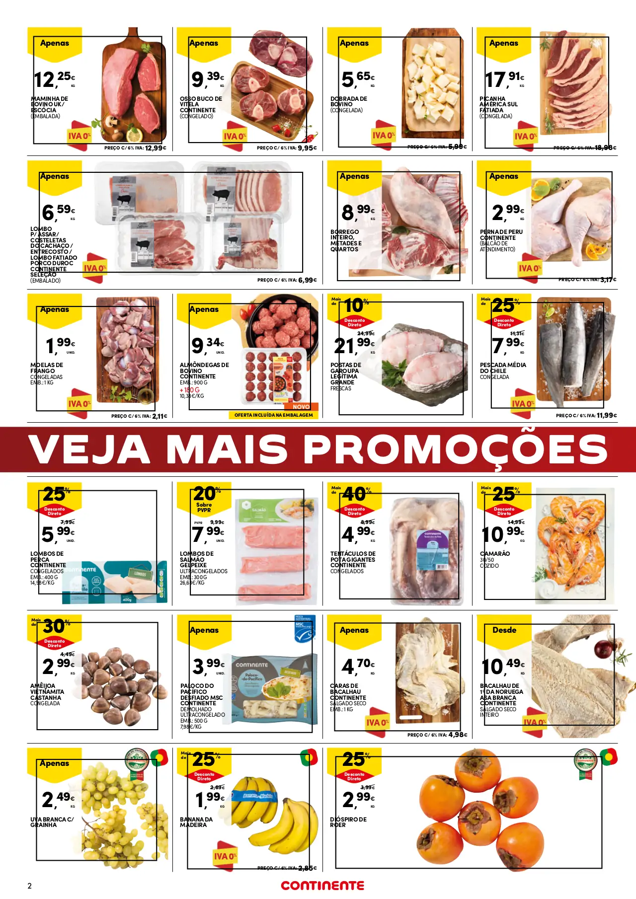 Folheto Continente fim-de-semana (9 a 15 outubro)