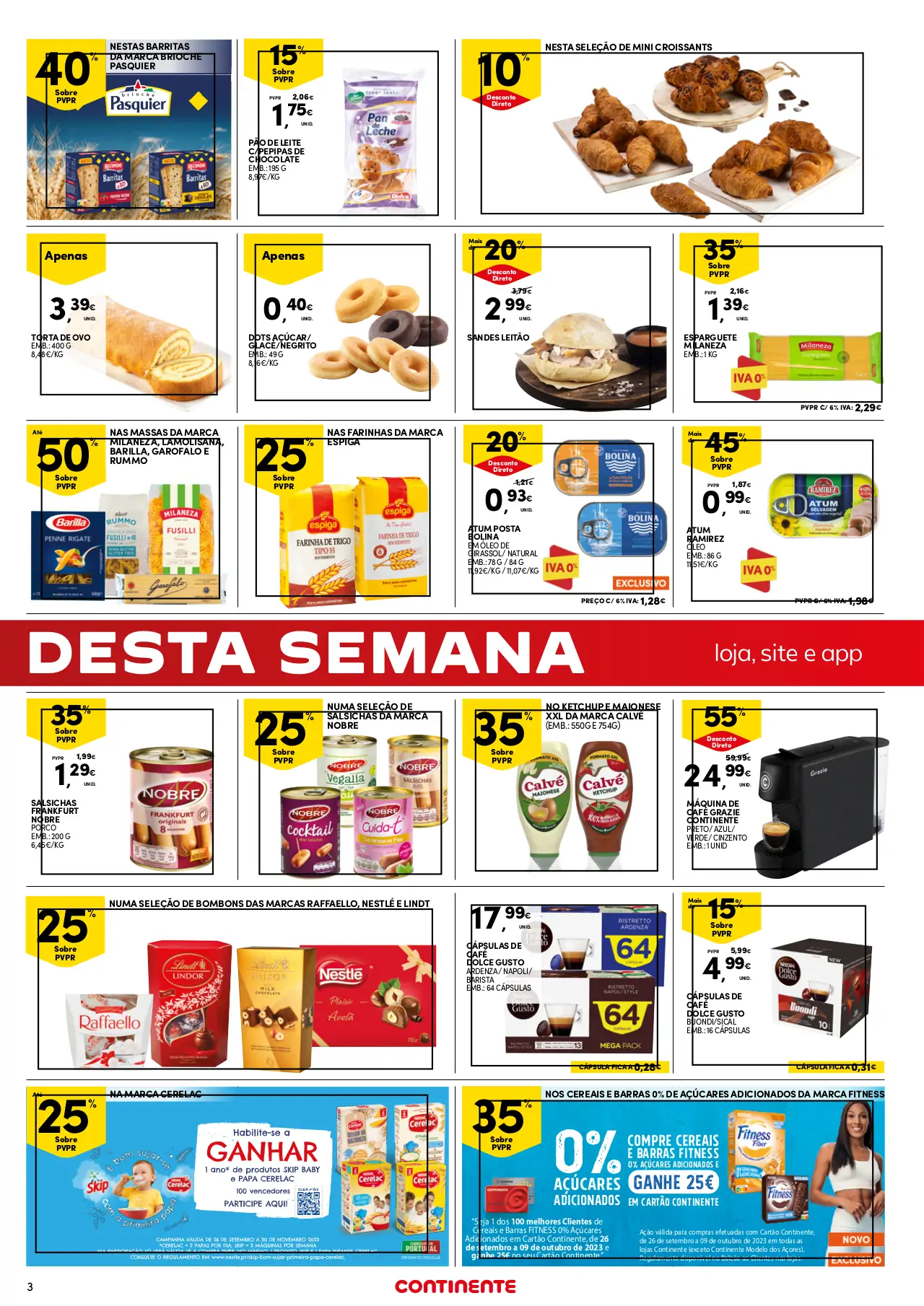 Folheto Continente fim-de-semana (9 a 15 outubro)