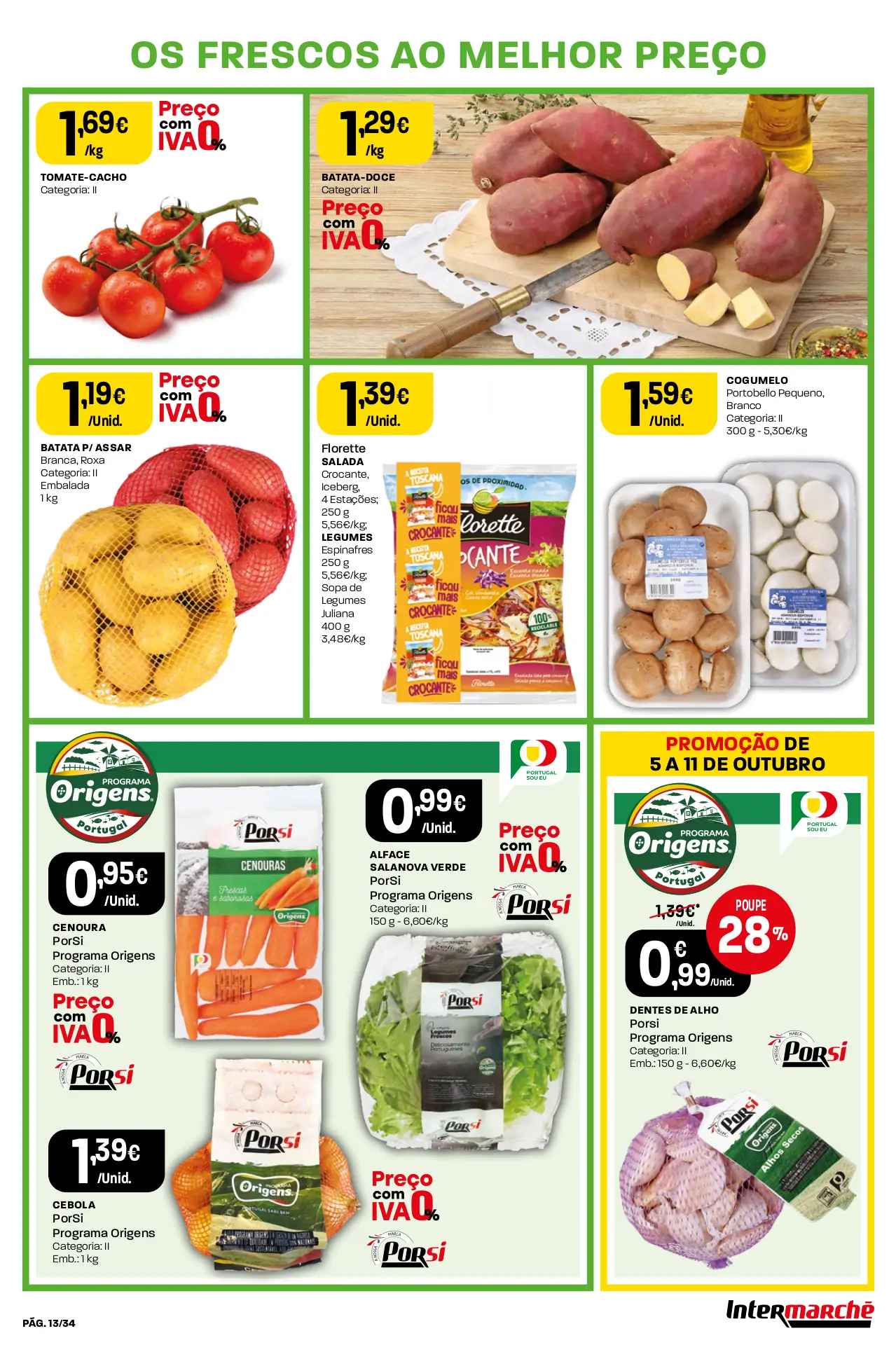 Folheto Intermarch&eacute; desta semana (5 a 11 outubro)