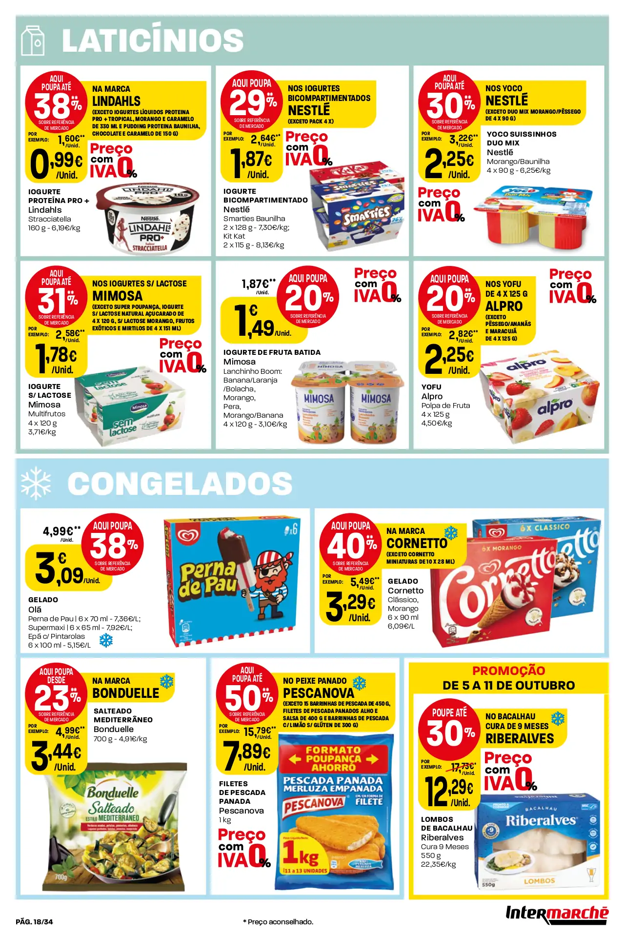 Folheto Intermarch&eacute; desta semana (5 a 11 outubro)