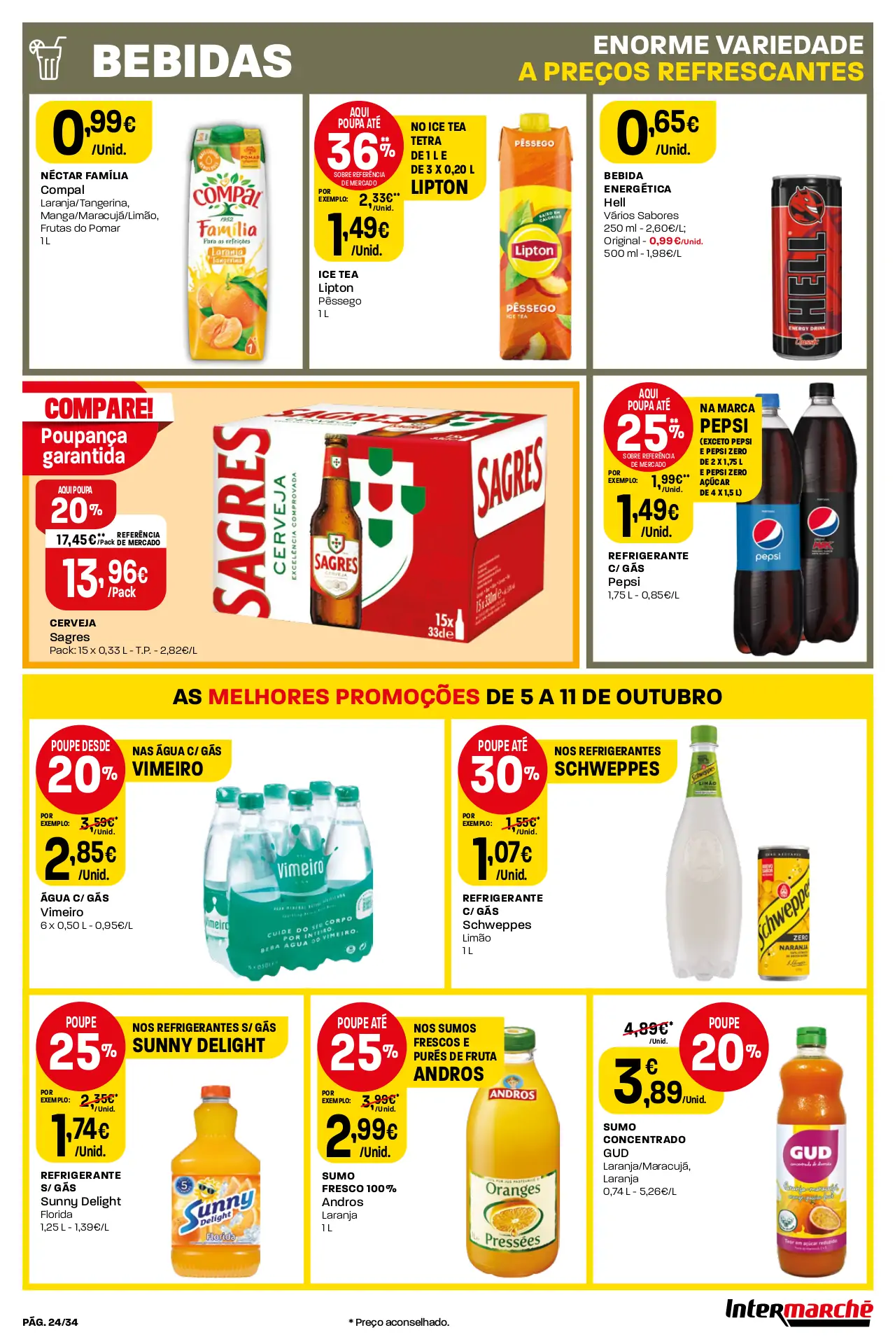 Folheto Intermarch&eacute; desta semana (5 a 11 outubro)