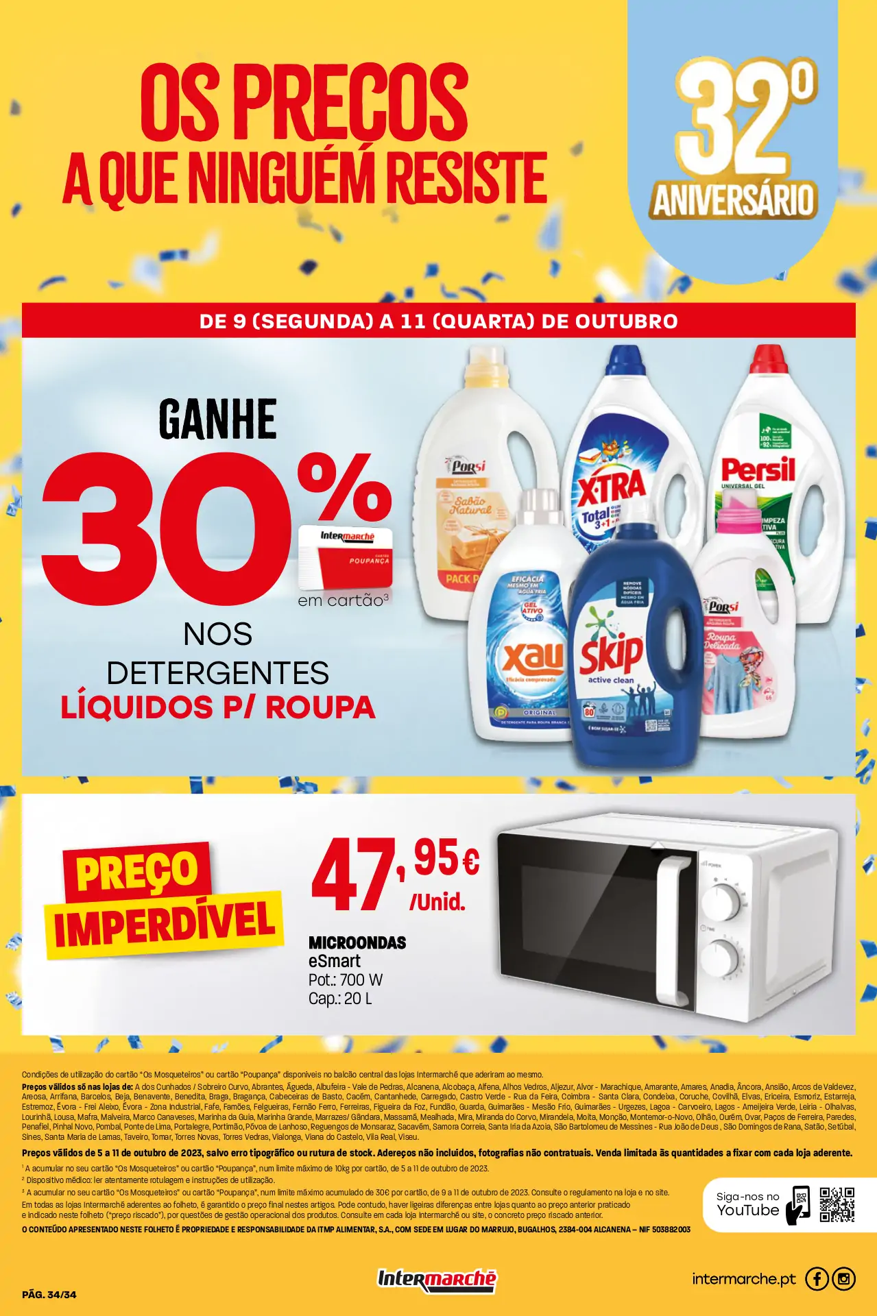 Folheto Intermarch&eacute; desta semana (5 a 11 outubro)